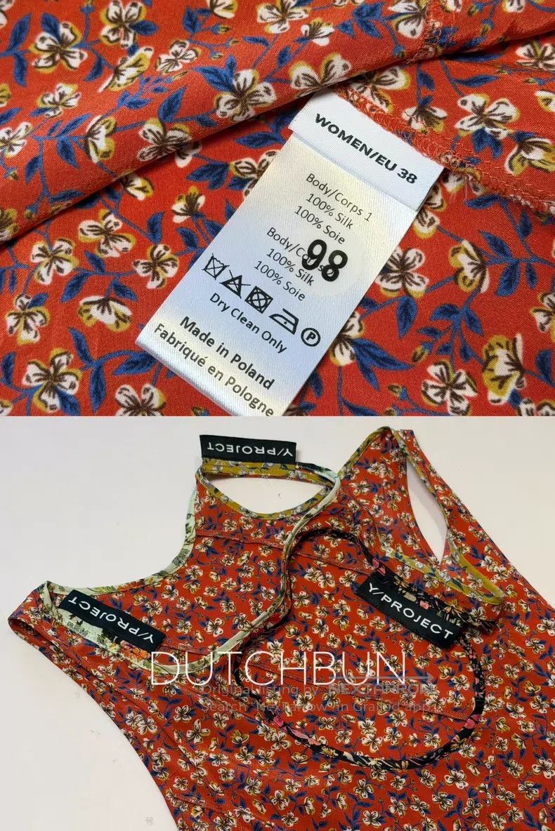 Y/Project Y/Project Floral Print Dress Size XS / US 0-2 / IT 36-38 - 8 Thumbnail