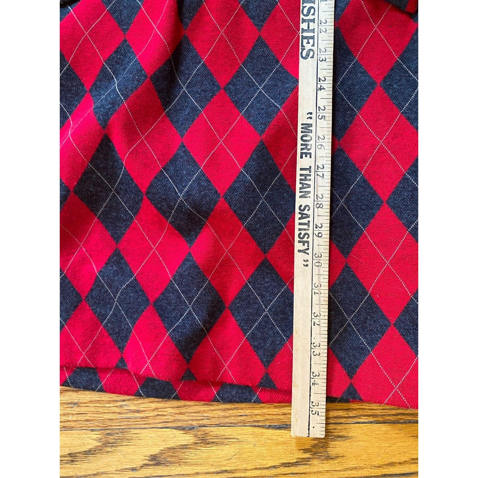 Vintage VTG Jumper Winter Dress Women’s 4 Petite Red Buffalo Size S / US 4 / IT 40 - 8 Thumbnail