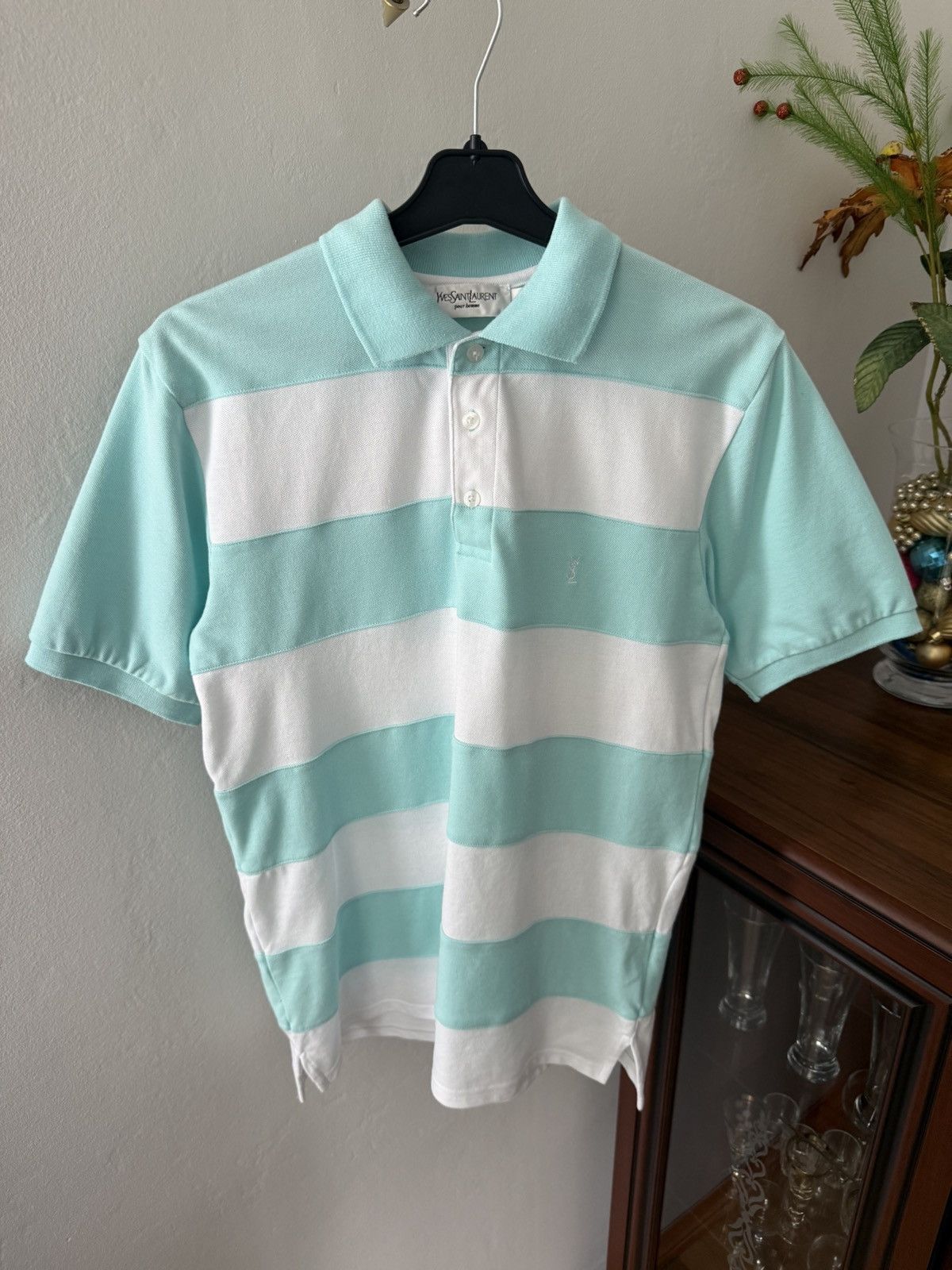 Yves Saint Laurent Vintage Yves Saint Laurent YSL Polo Shirt Size US S / EU 44-46 / 1 - 1 Thumbnail
