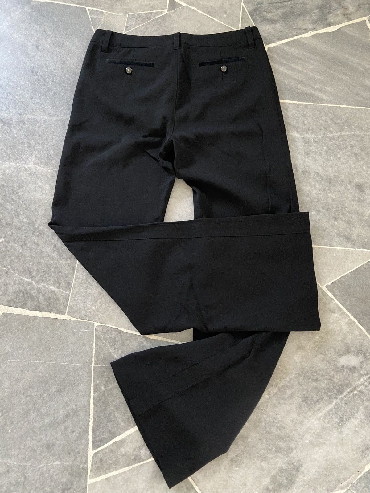 Burberry Burberry London Black Mohair Tuxedo Trousers Pants Size 40 Size US 31 - 10 Thumbnail