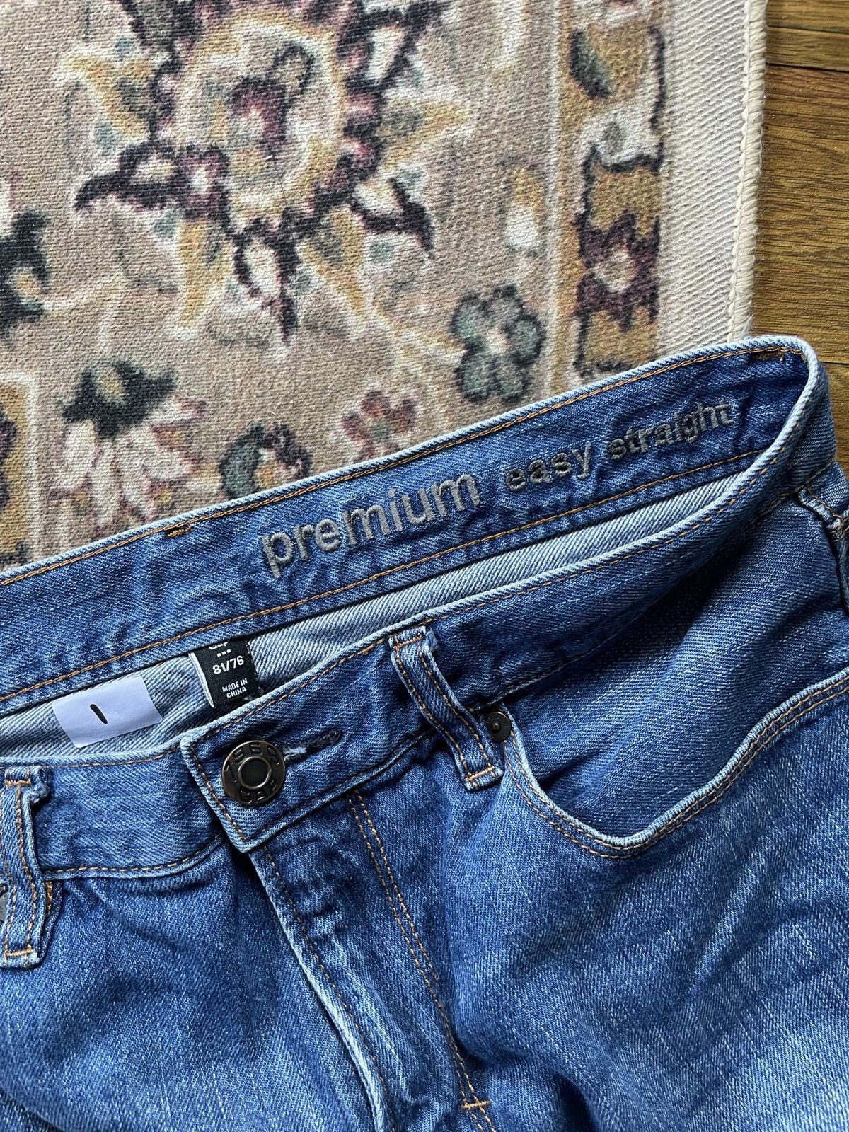 Gap Baggy Blue Jeans Gap Size US 33 - 5 Thumbnail