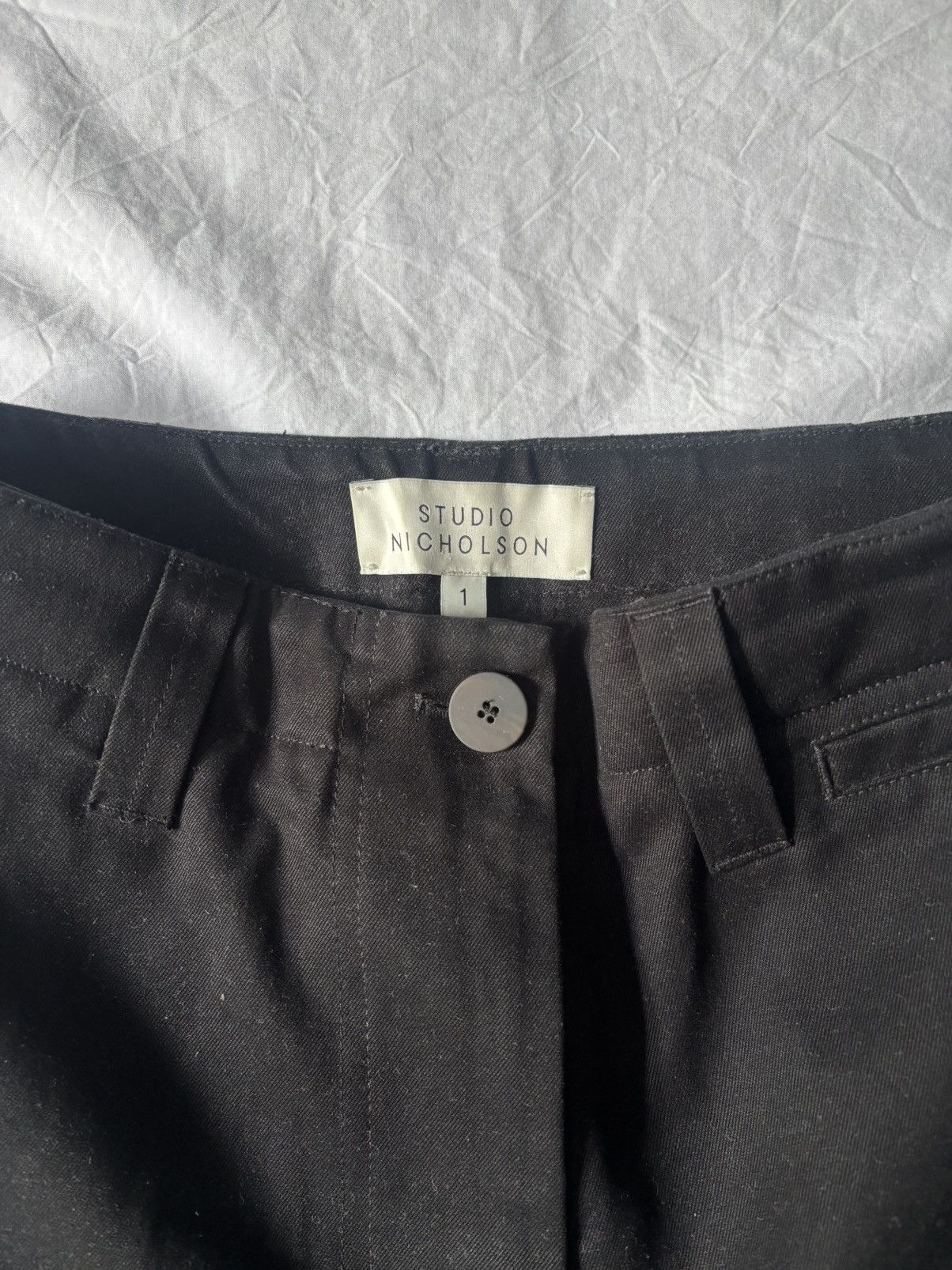 Studio Nicolson Trousers in Black, Women's (Size 28) — image 2 of 5