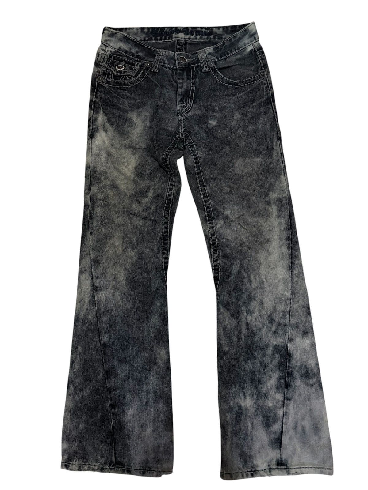 Japanese Brand × KMRii × Vintage kmrii studded crush leather demin