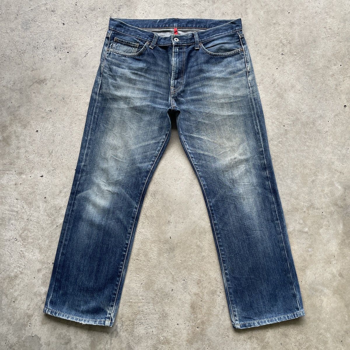 Japanese Brand Vintage Japanese UJ Faded Denim Jeans Pants W36x29 Size US 36 / EU 52 - 1 Thumbnail