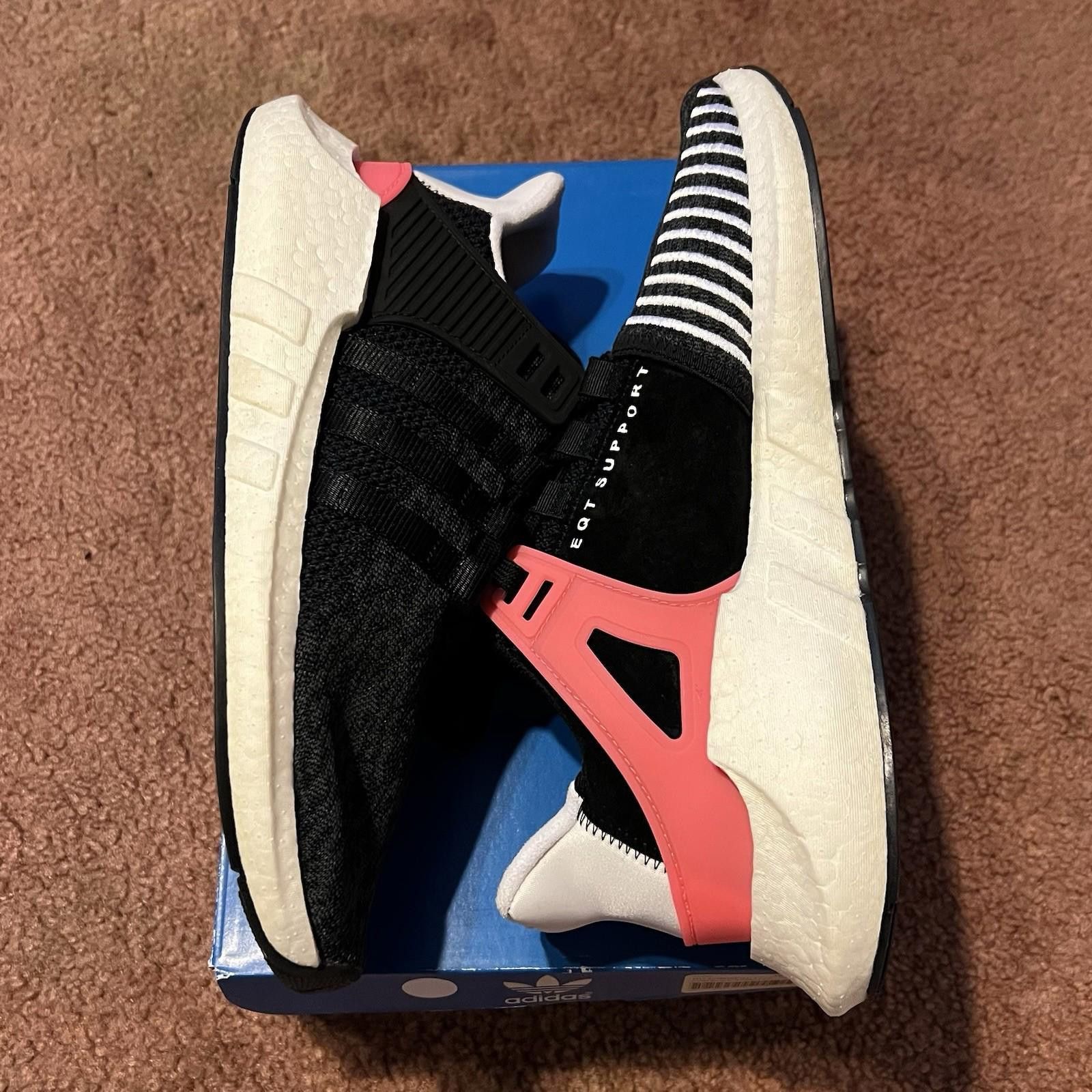 Adidas 2017 adidas EQT Support 93/17 Black BB1234 US10.5 Size US 10.5 / EU 43-44 - 1 Thumbnail