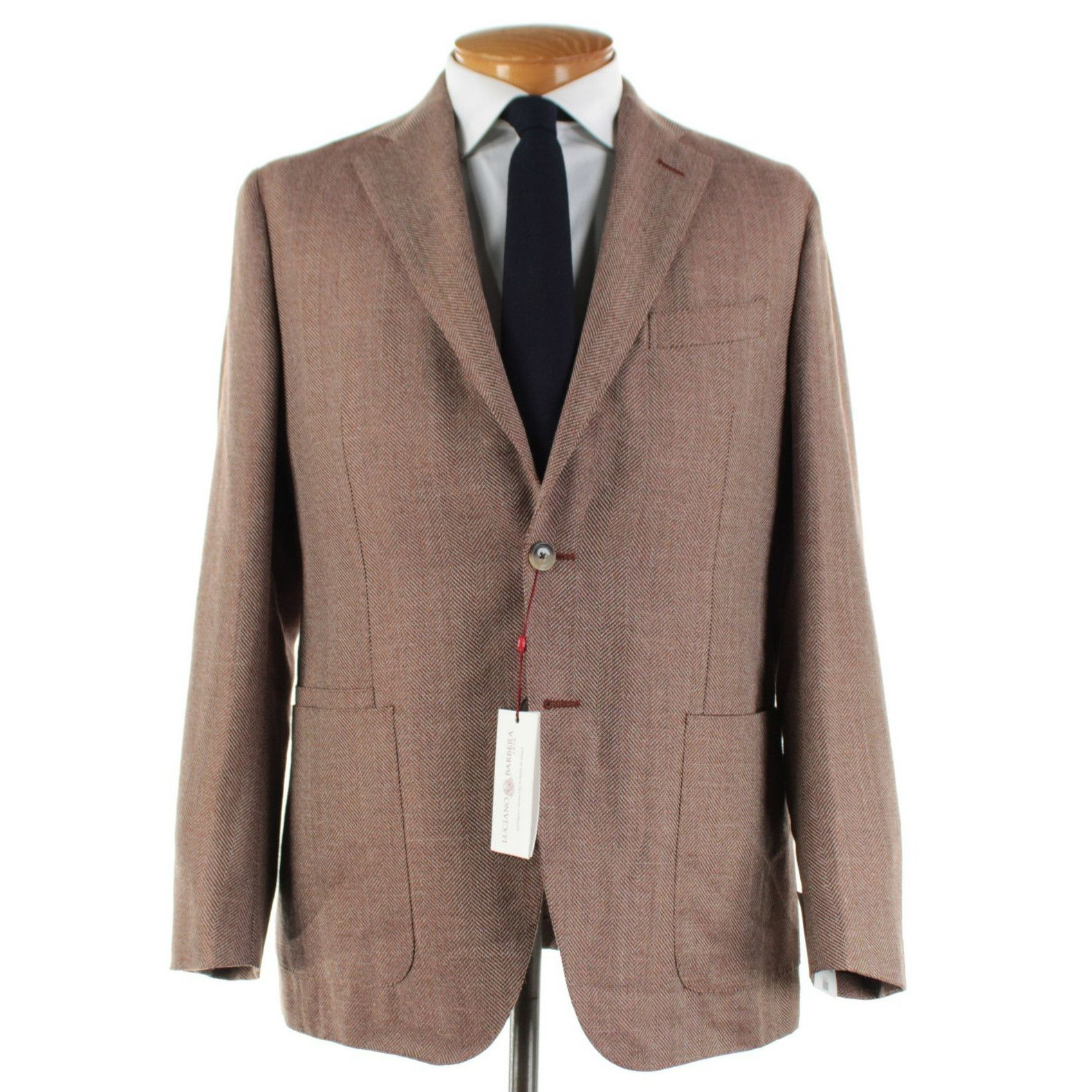Luciano Barbera Luciano Barbera Sport Coat Size 42 US in Brown Size 42R - 1 Thumbnail