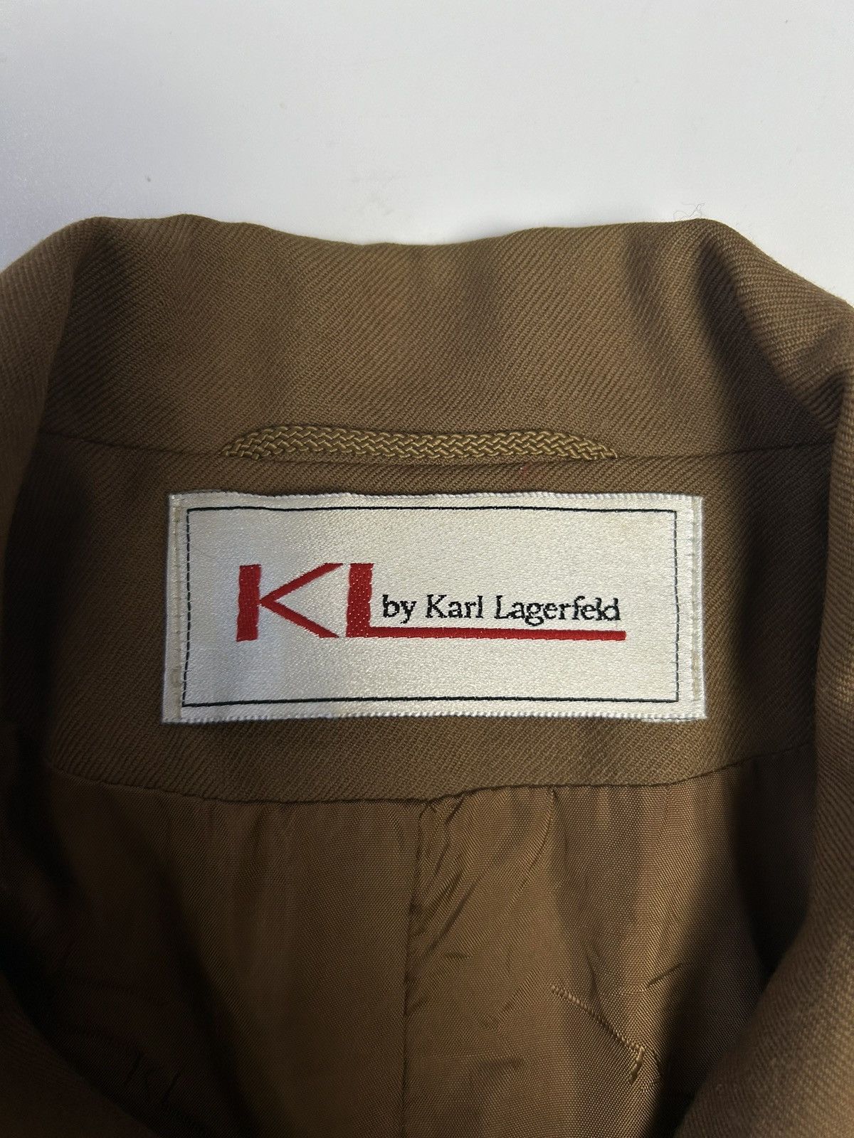 Designer × Karl Lagerfeld KARL LAGERFELD BROWN BLAZER Size M / US 6-8 / IT 42-44 - 5 Thumbnail