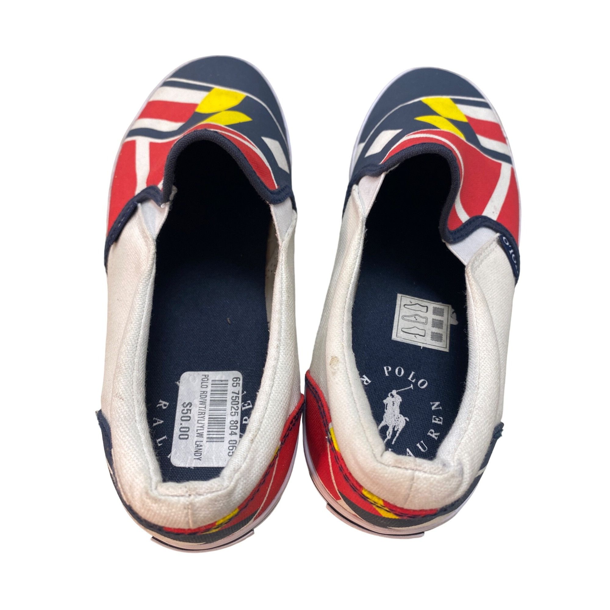 Polo Ralph Lauren Polo multicolor shoes sneakers loafers size 6.5 SKU 563 Size US 6.5 / IT 36.5 - 5 Thumbnail