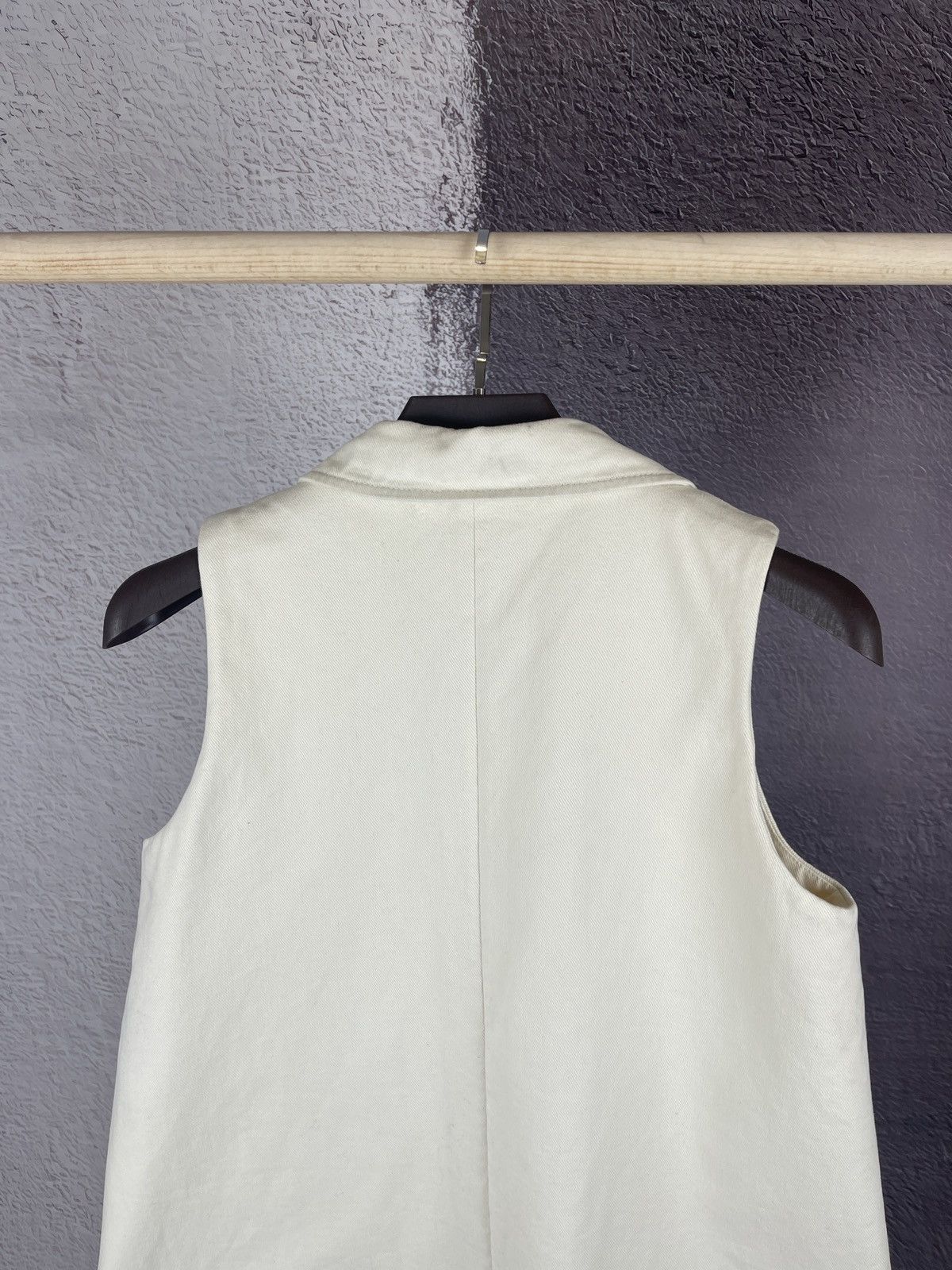 Designer Rika by Ulrika Lundgren double breasted sleeveless coat Size S / US 4 / IT 40 - 14 Thumbnail