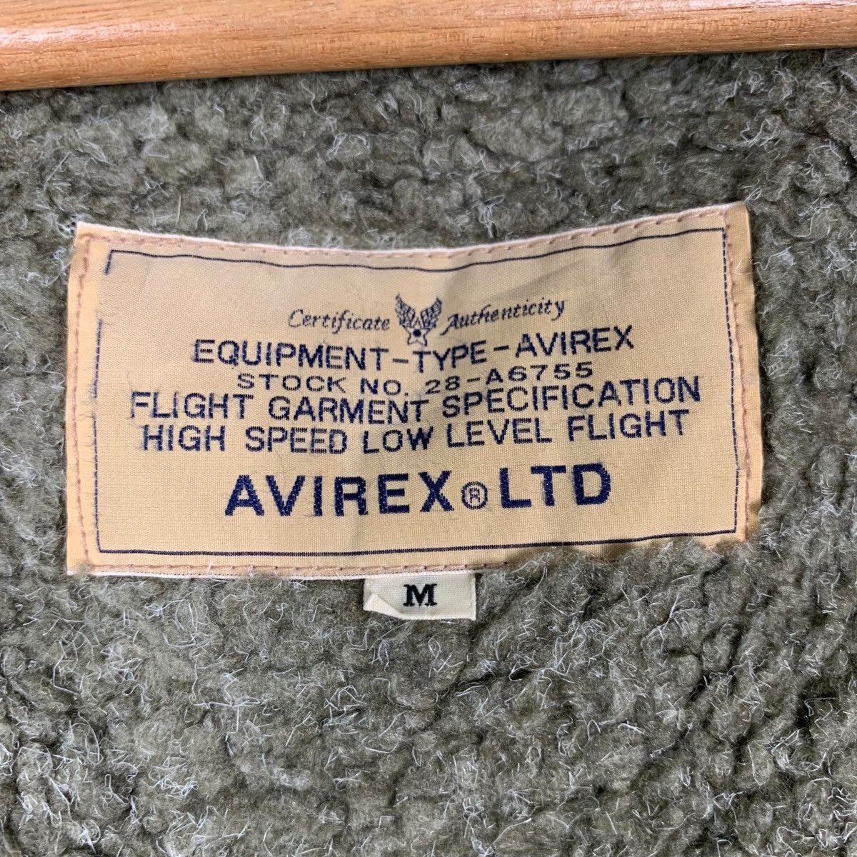 Avirex AVIREX High Speed Low Level Flight Sherpa Jacket #1282-C58 Size US M / EU 48-50 / 2 - 15 Thumbnail