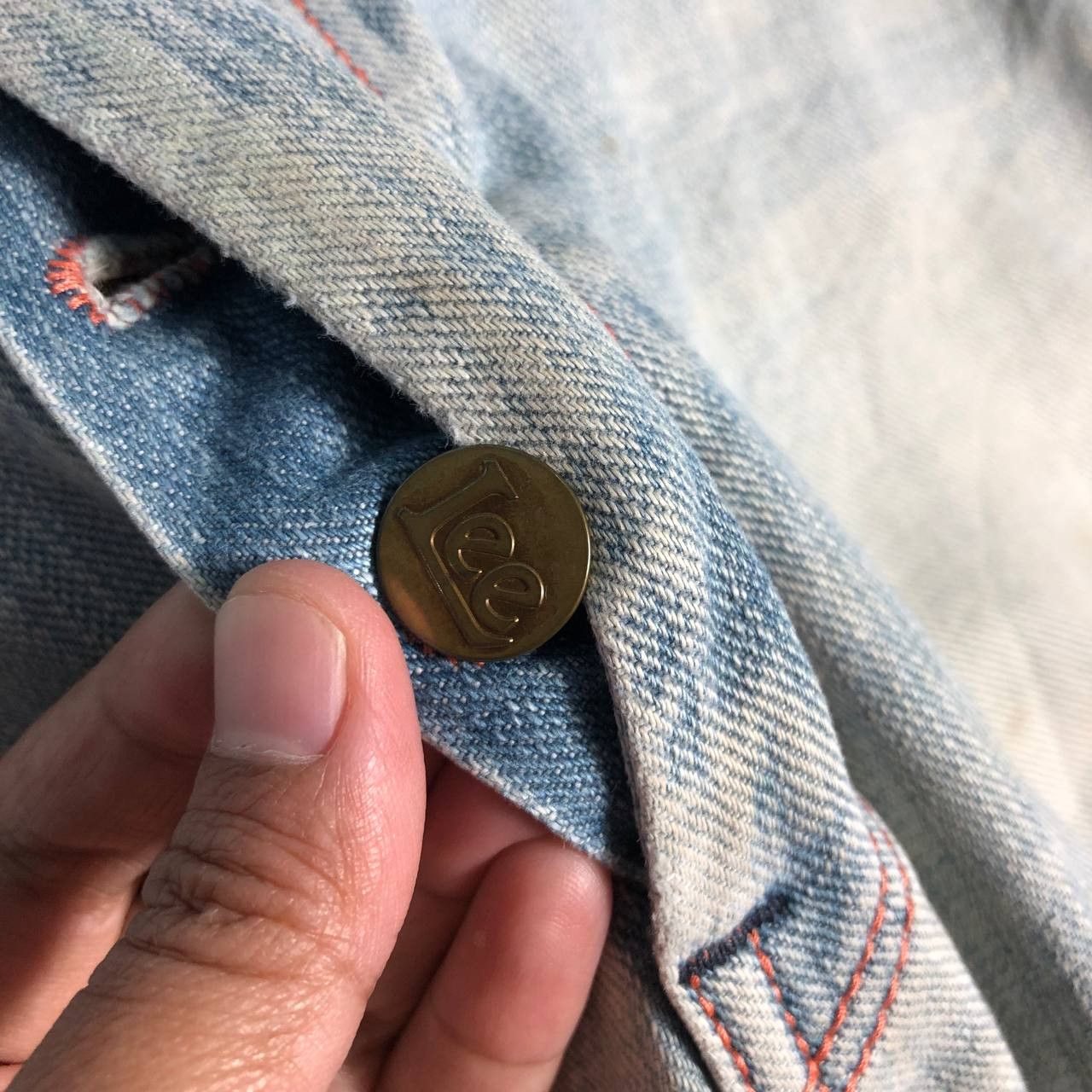 Lee Vintage Lee Distressed Light Wash Jeans Size US 38 / EU 54 - 9 Thumbnail