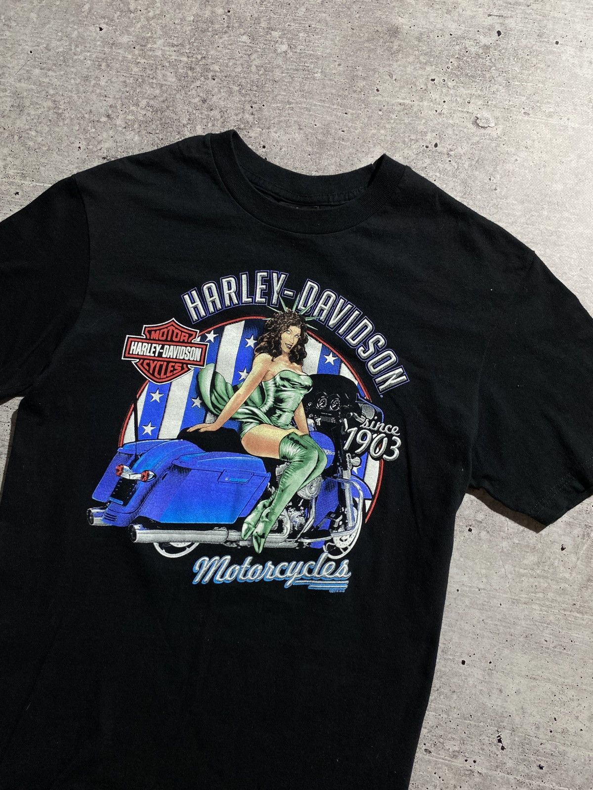 Harley Davidson Harley Davidson rare girl t shirt Size US M / EU 48-50 / 2 - 2 Thumbnail