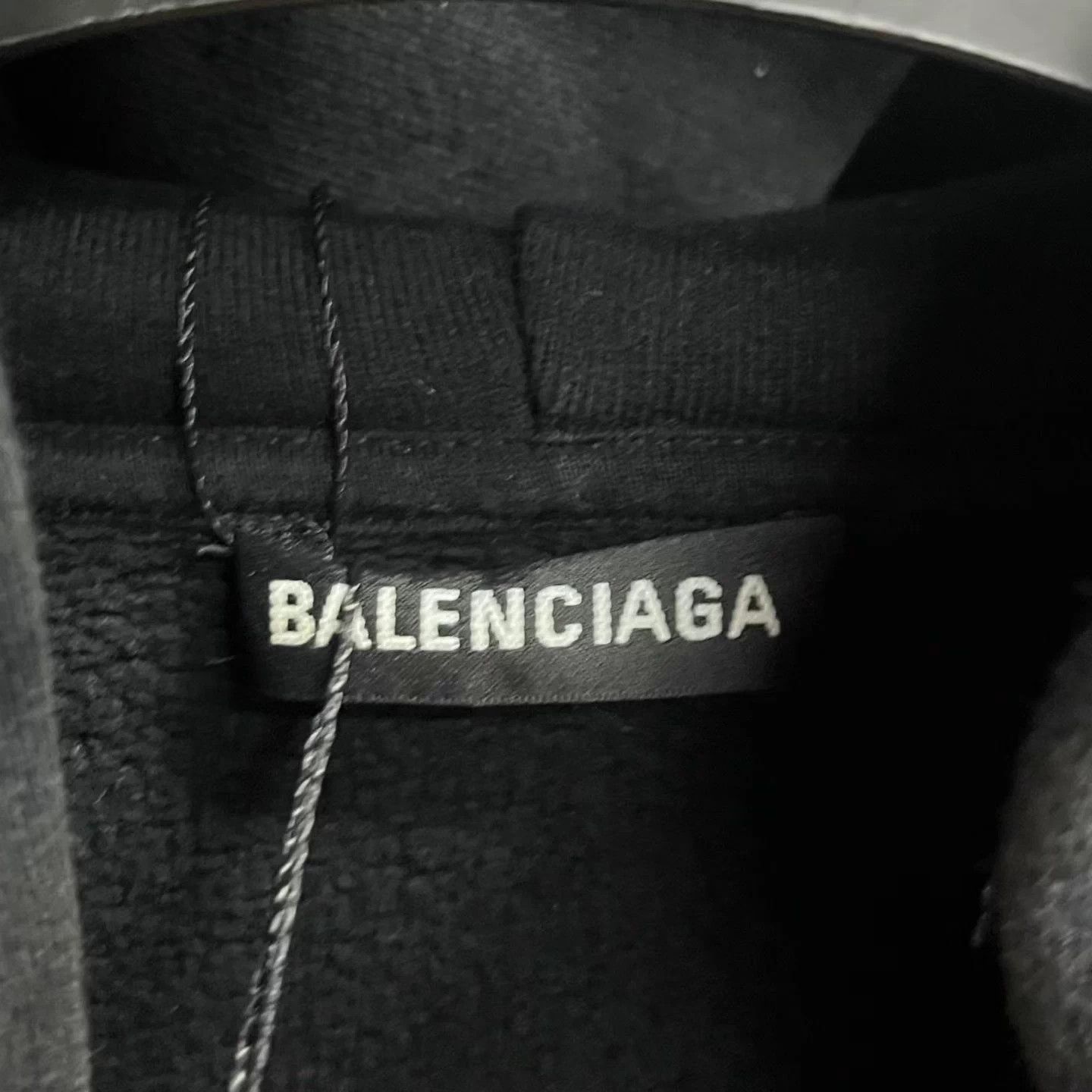 Balenciaga Balenciaga Black Logo Print Hoodie Size US S / EU 44-46 / 1 - 3 Thumbnail