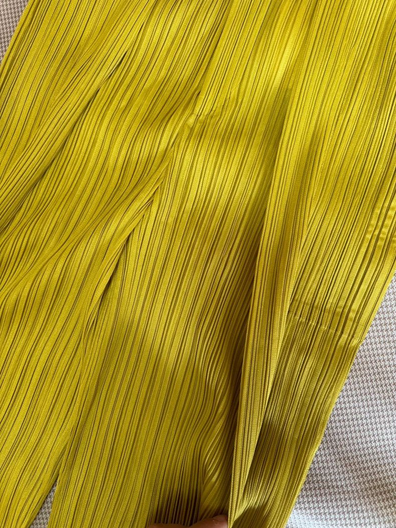 Other Issey Miyake size:3 Ginger yellow pleated trousers Size 31" - 2 Thumbnail