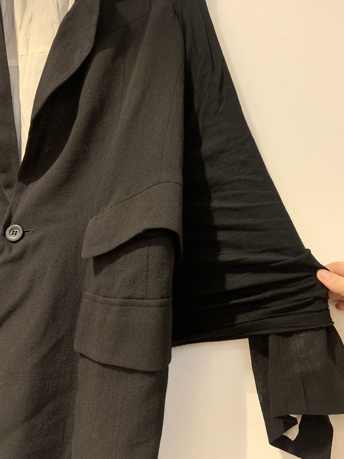 Rick Owens Rick Owens Wool Blazer with T-shirt Back Detail Size US S / EU 44-46 / 1 - 3 Thumbnail