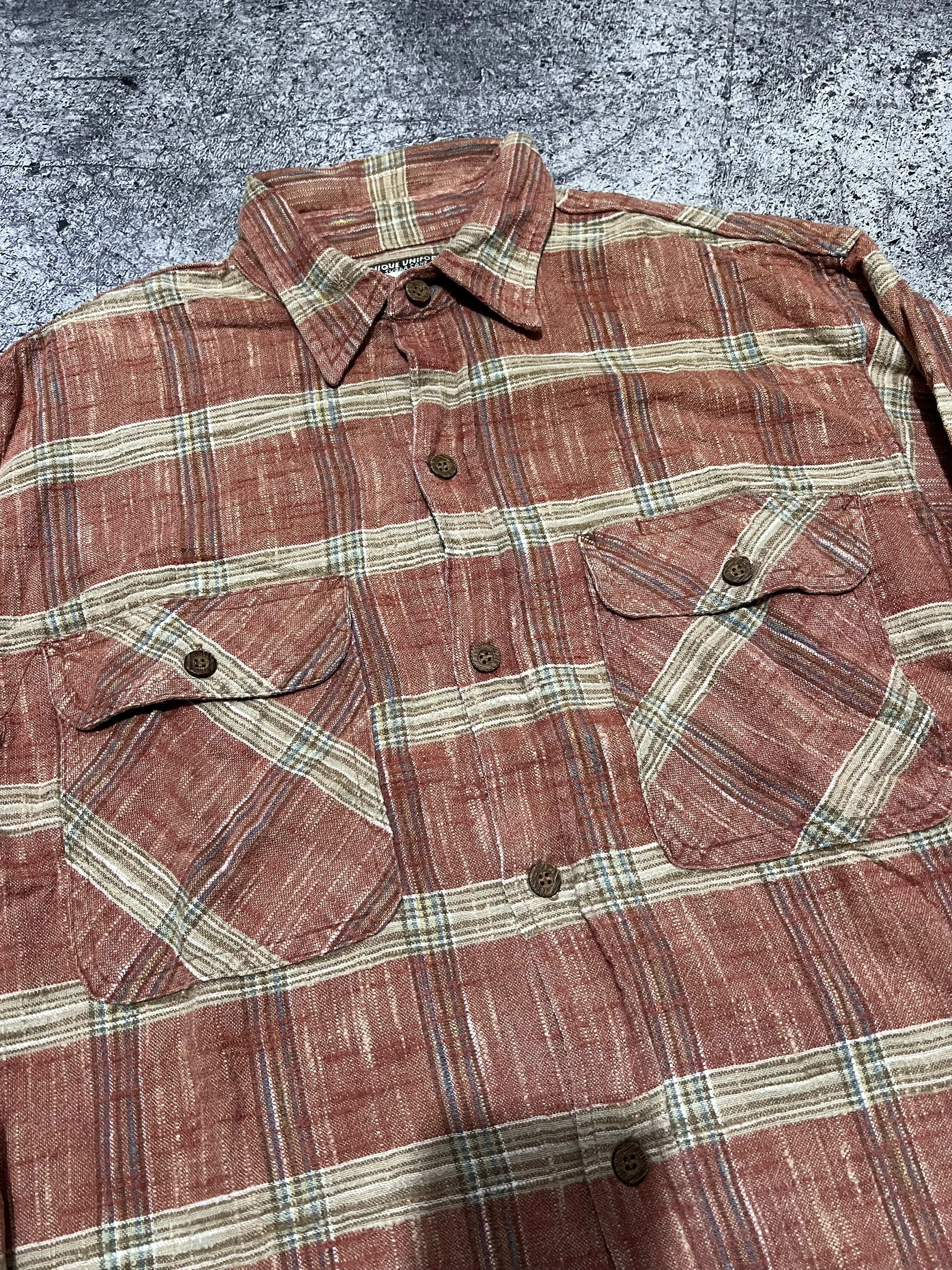 Mister Freedom × Sugar Cane 2000s Archival Toyo Enterprises Kapital Flannel Shirt y2k Size US M / EU 48-50 / 2 - 2 Thumbnail