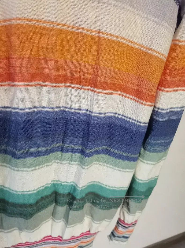 Loewe Loewe Rainbow striped linen cardigan Size M / US 6-8 / IT 42-44 - 7 Thumbnail