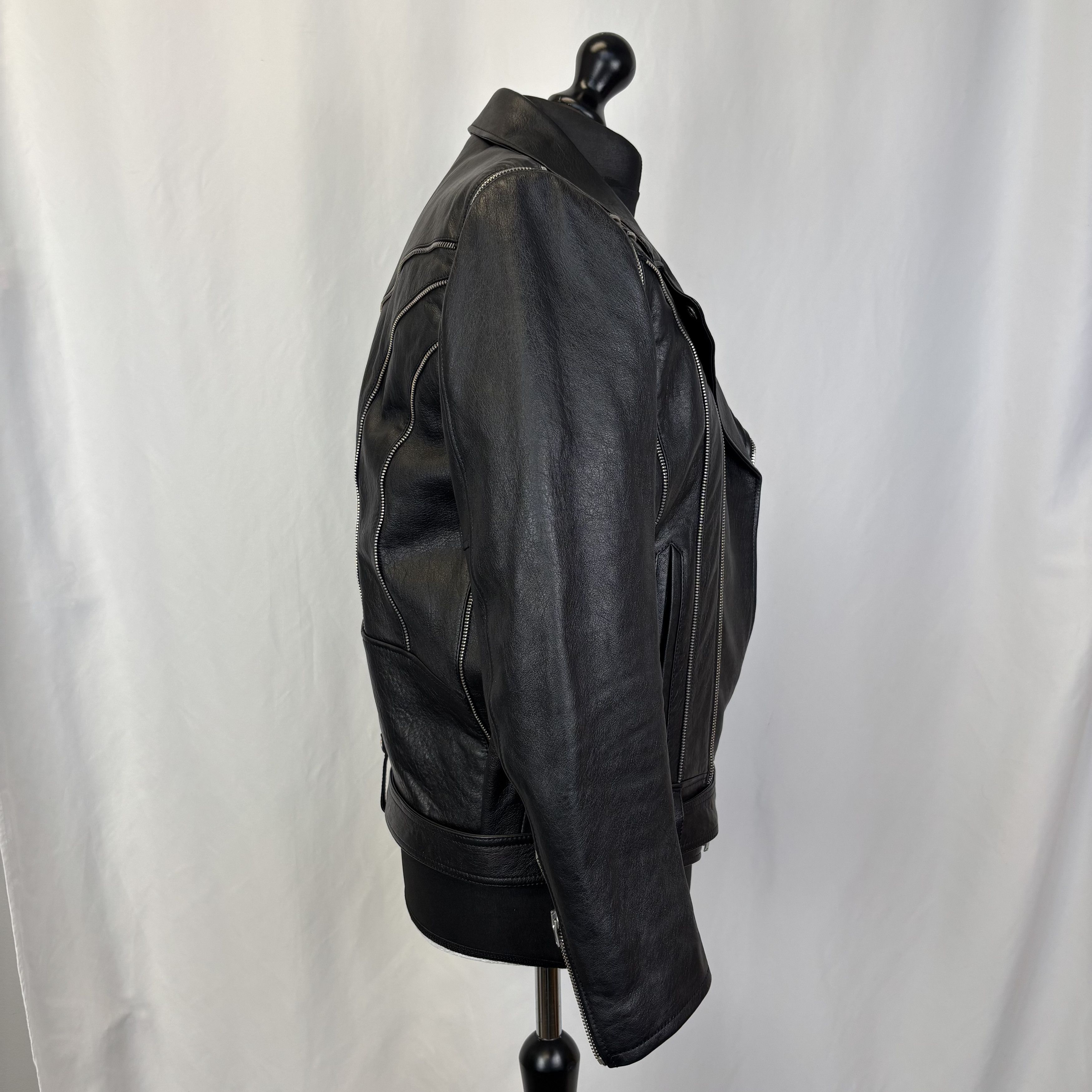 Saint Laurent Paris Saint Laurent Leather Biker Jacket Size US L / EU 52-54 / 3 - 4 Thumbnail
