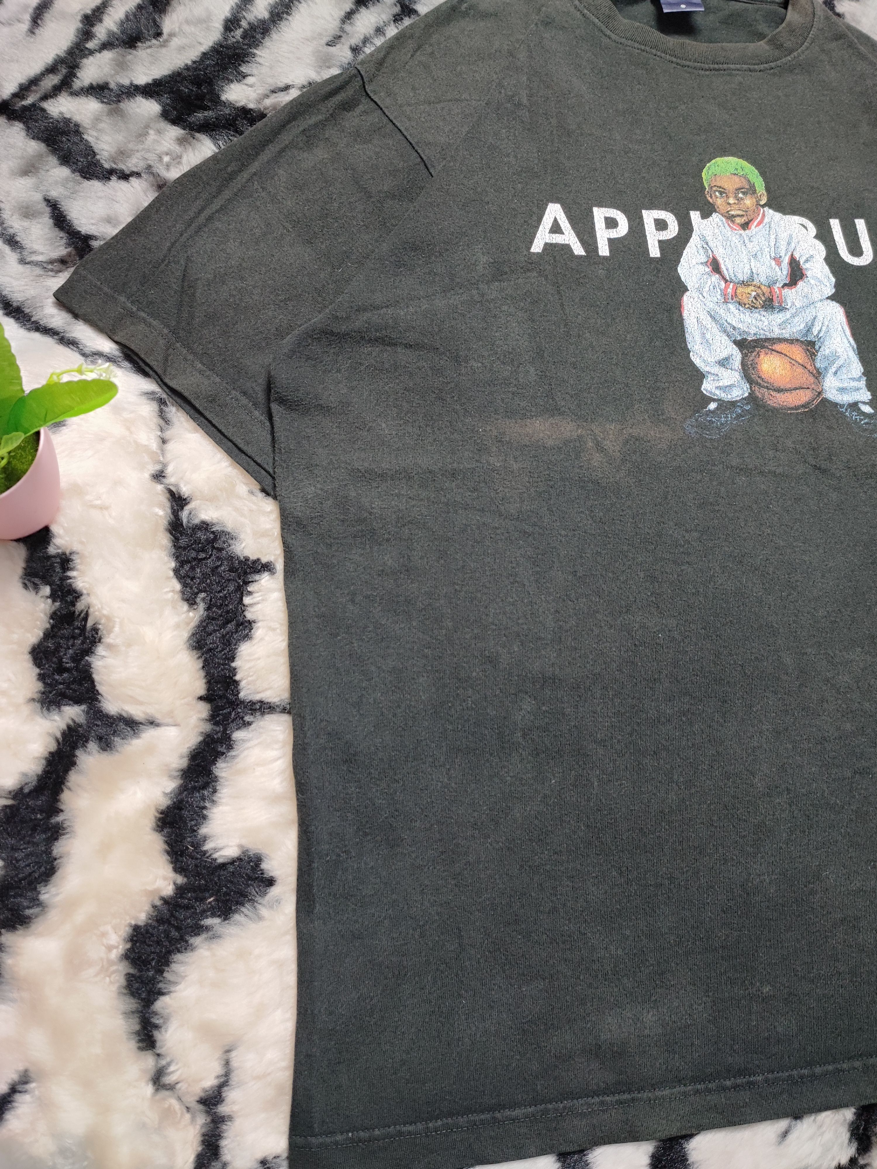 Apple Applebum Tshirt NBA Vintage Size US L / EU 52-54 / 3 - 3 Thumbnail
