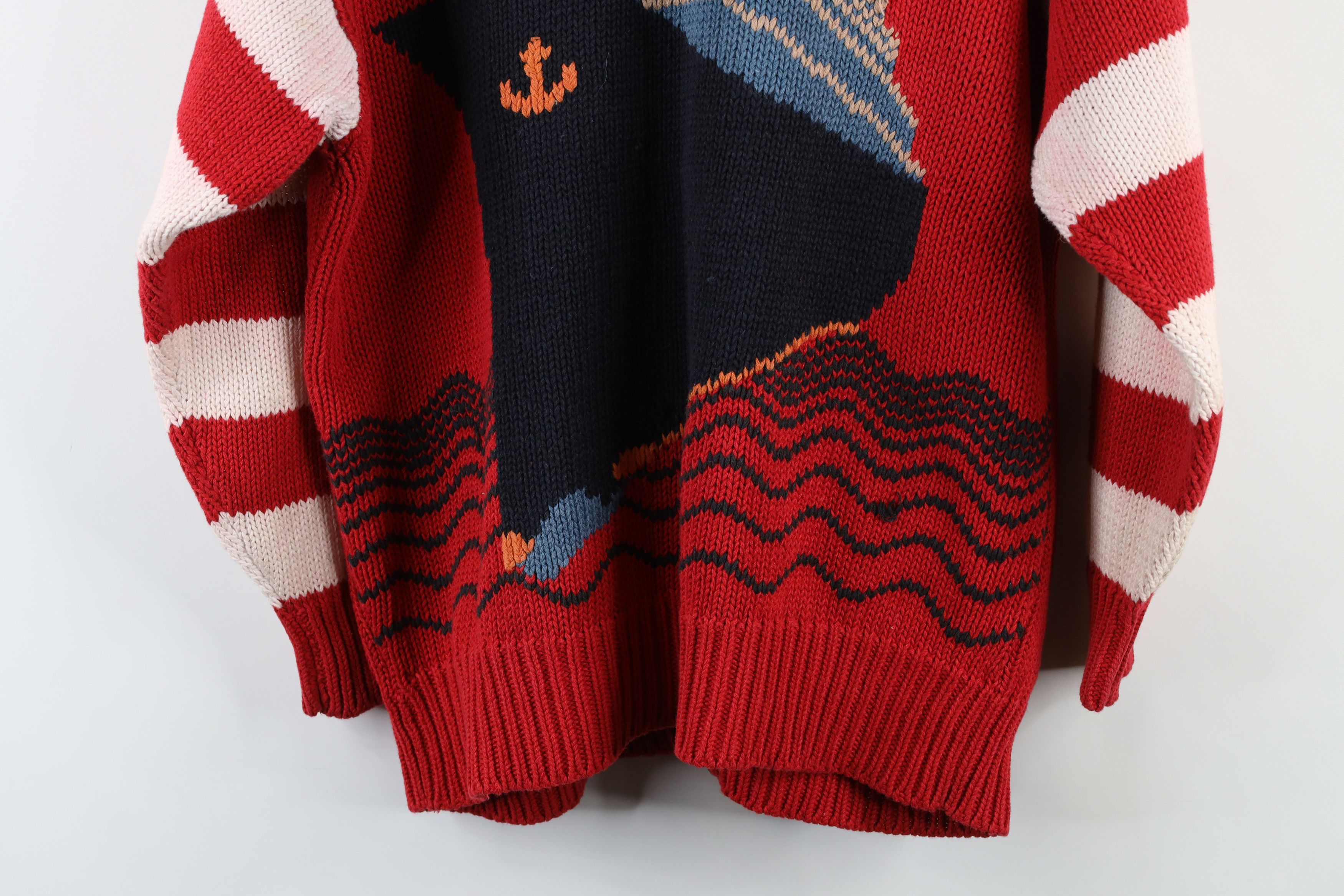 Vintage Vintage 90s Streetwear All Over Print Knit Cardigan Sweater Size ONE SIZE - 15 Thumbnail
