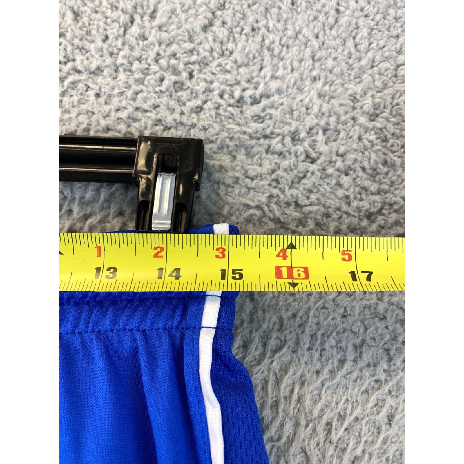 Nike NIKE DRI-FIT Athletic Shorts Men's Medium Blue Solid Activewear Logo Sports Size US 31 - 5 Thumbnail