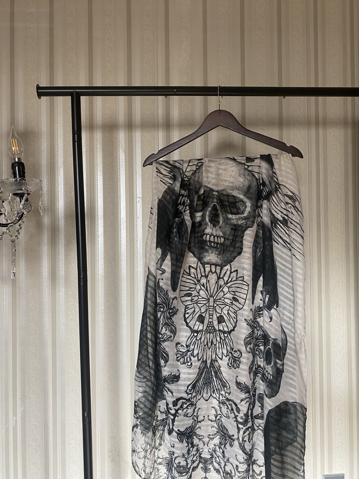 Japanese Brand Skull vkei scarf Size ONE SIZE - 1 Thumbnail