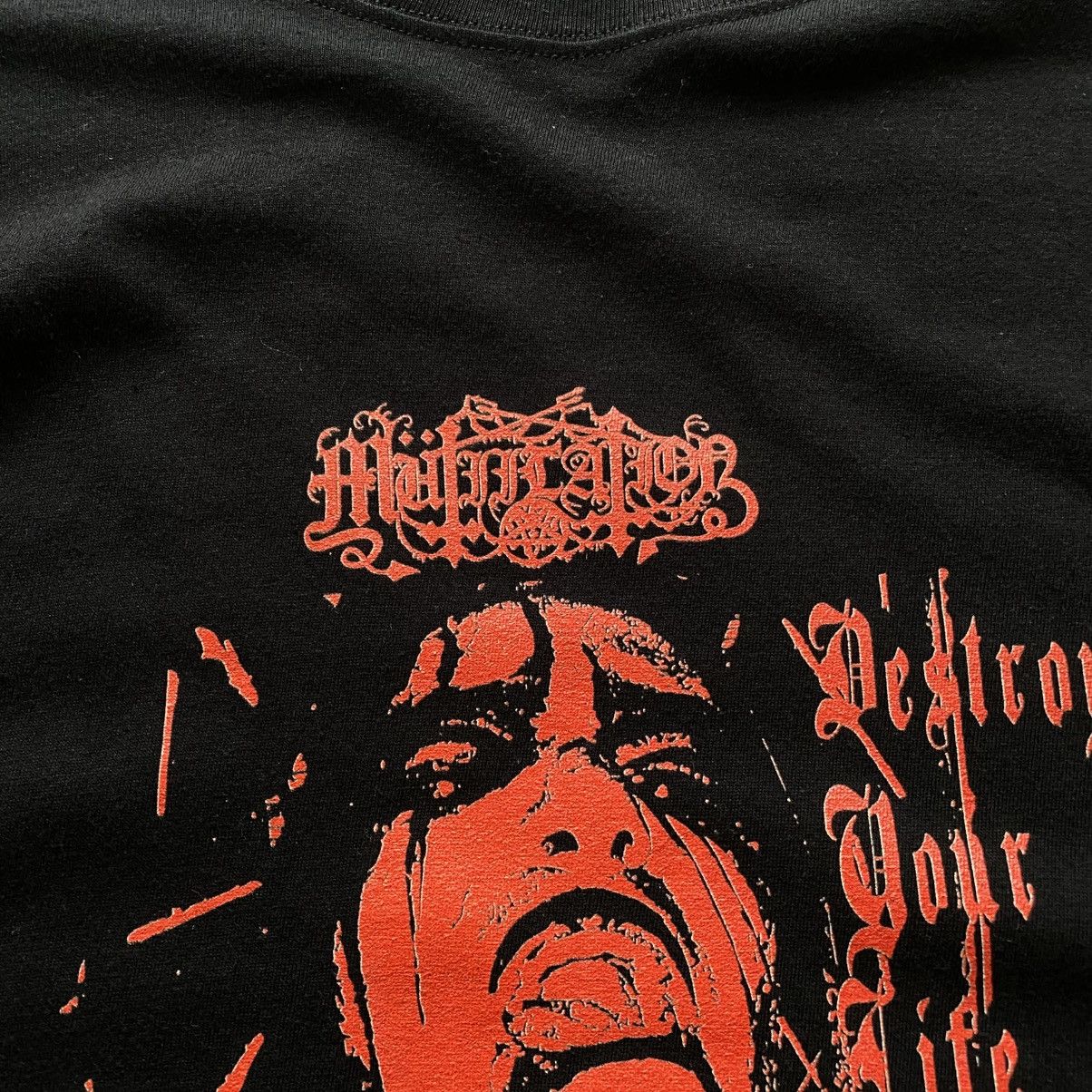 Band Tees Vintage Mutiilation Destroy Your Life For Satan T Shirt Size US S / EU 44-46 / 1 - 3 Thumbnail