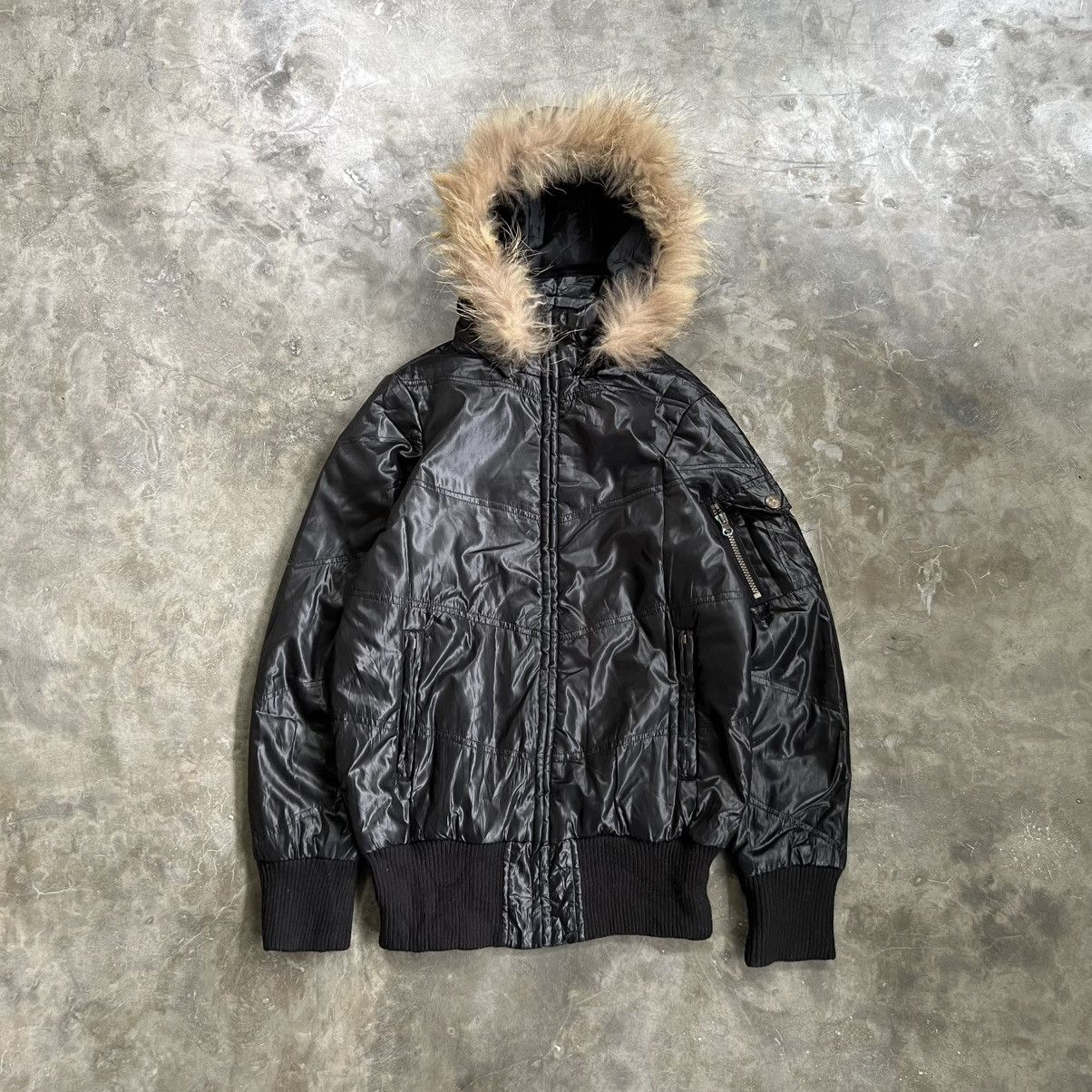 Hysteric Glamour 2000s Bossy Hill Apocalypse Style Fur Hooded Puffer Jacket Size US M / EU 48-50 / 2 - 1 Thumbnail