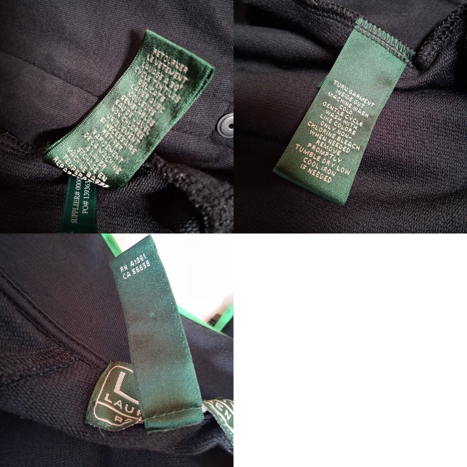 Ralph Lauren Ralph Lauren Active LRL Sweatshirt Women Large Black Green Zip Athleisure Size L / US 10 / IT 46 - 9 Thumbnail