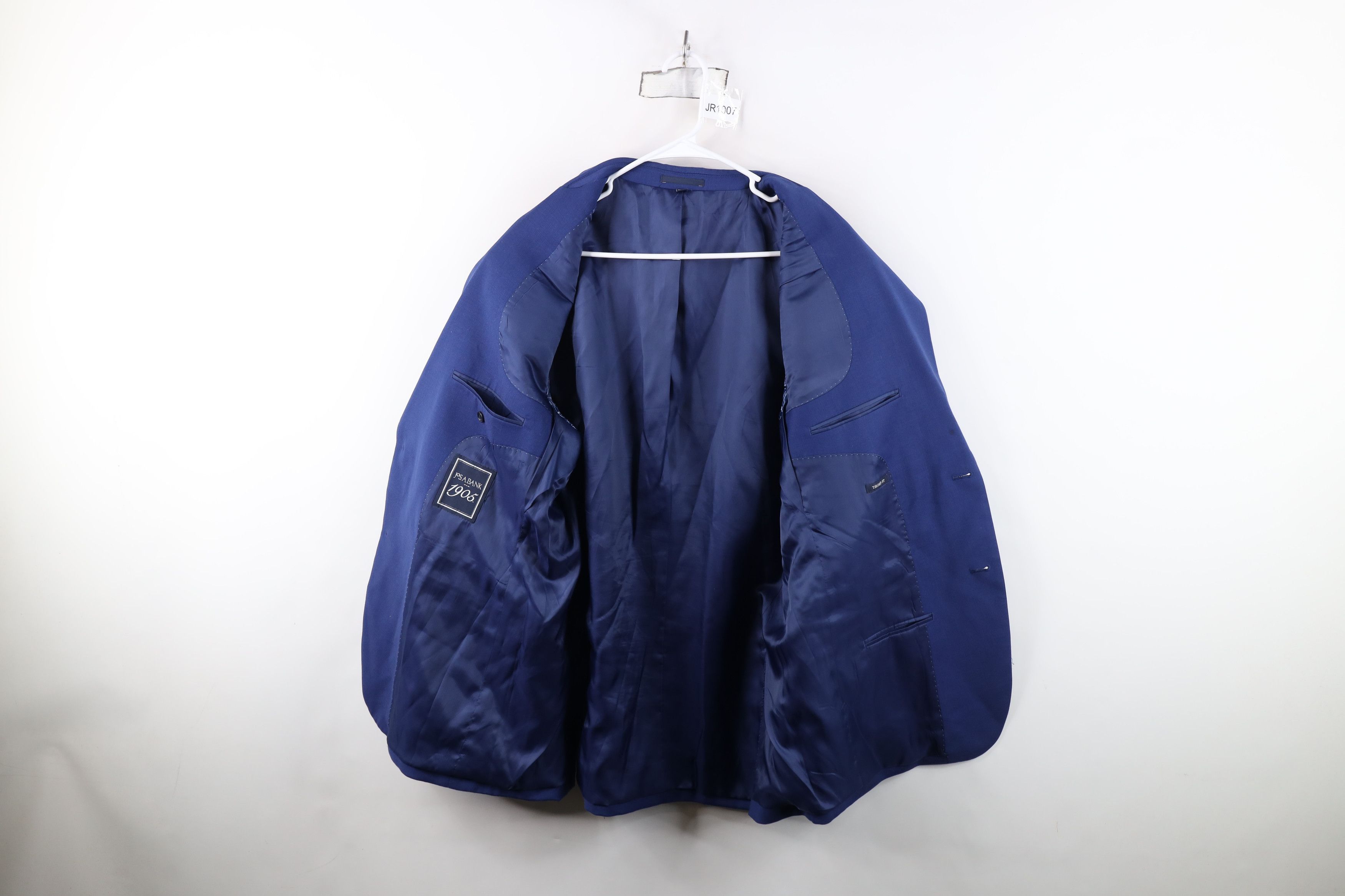 Jos. A. Bank Jos A Bank Wool 2 Button Suit Coat Blazer Jacket Blue Size US XXL / EU 58 / 5 - 10 Thumbnail