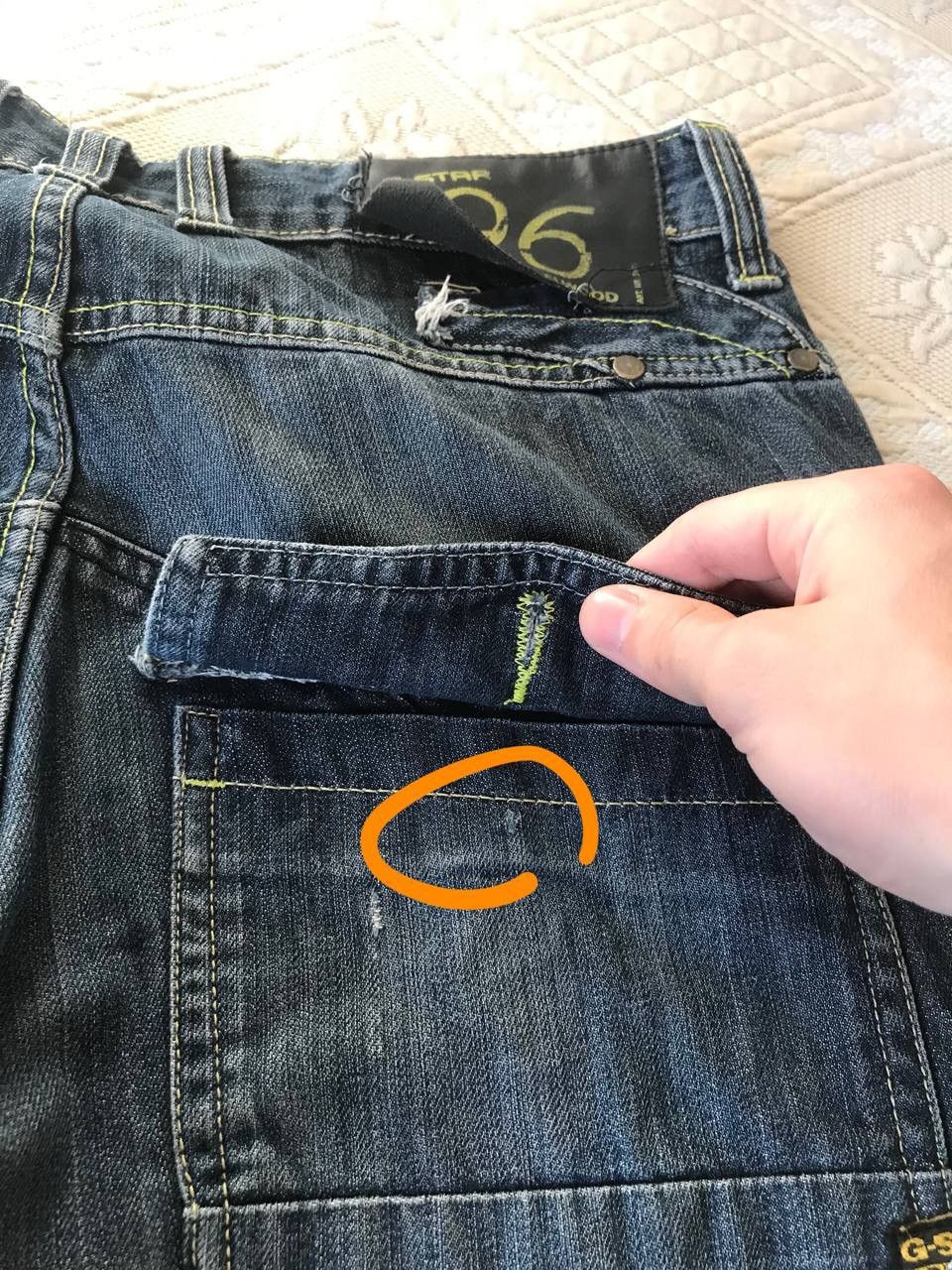 G-Star 🔥 Vintage Pants G Star Raw 96 Y2K Jeans Denim Japan Style Size US 32 / EU 48 - 7 Thumbnail