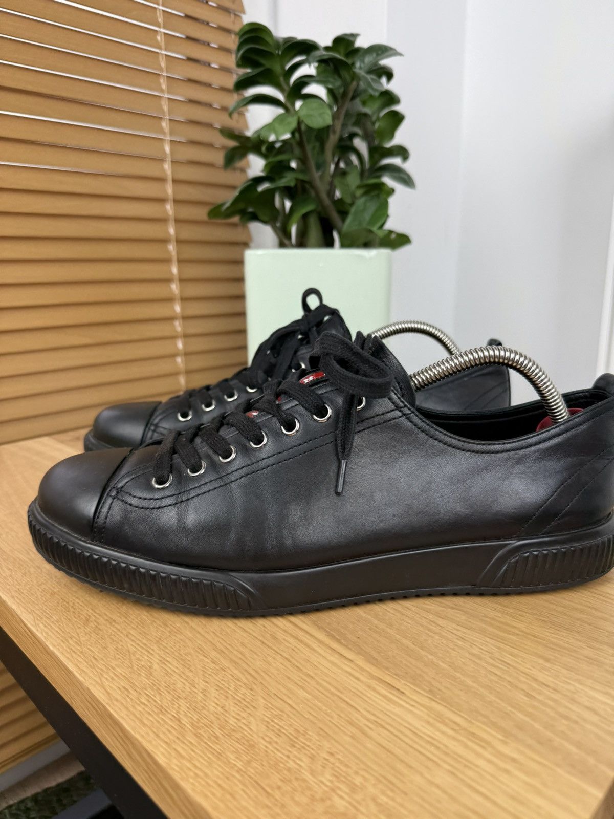 靴 prada sports archive leather shoes Prada sports archive leather shoes black メンズ Archive PRADA