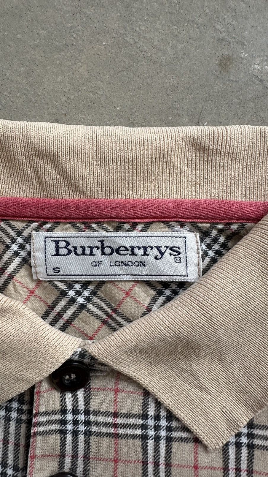 Burberry VINTAGE BURBERRY’S NOVA CHECK POLO TEE Size US L / EU 52-54 / 3 - 5 Thumbnail