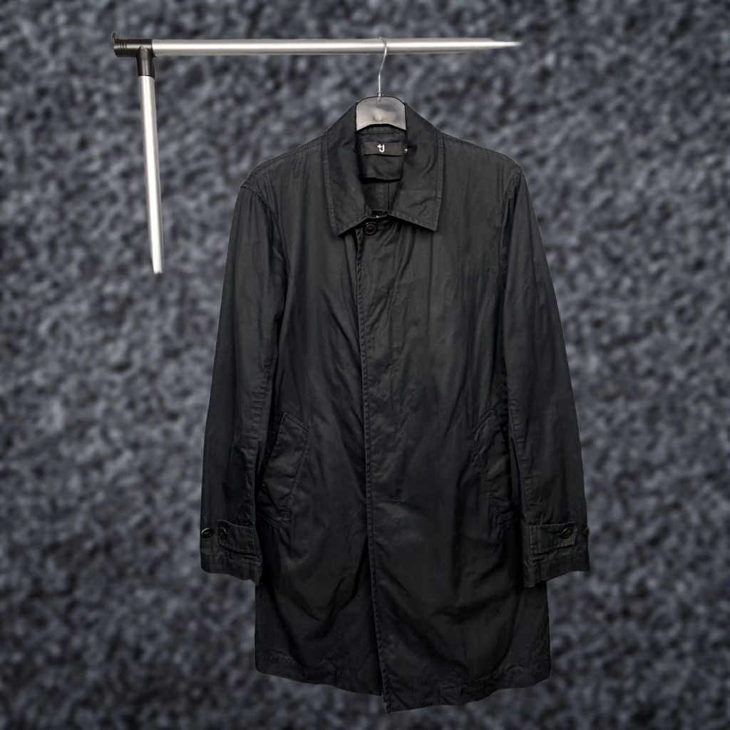 Jil Sander Uniqlo x Jil Sander Vintage Mens Trench Coat Jacket Size S Navy Blue Trench Coat Mens S - 90s style - Jacket Size US S / EU 44-46 / 1 - 1 Thumbnail