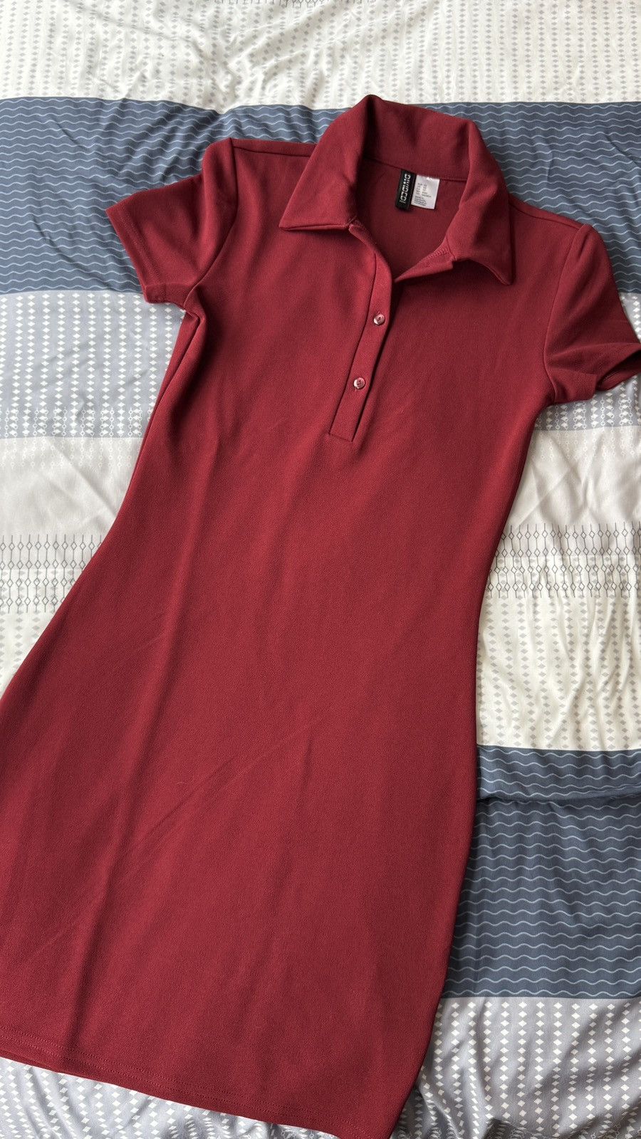 H&M H&M Red Polo Dress XS Size XS / US 0-2 / IT 36-38 - 4 Thumbnail