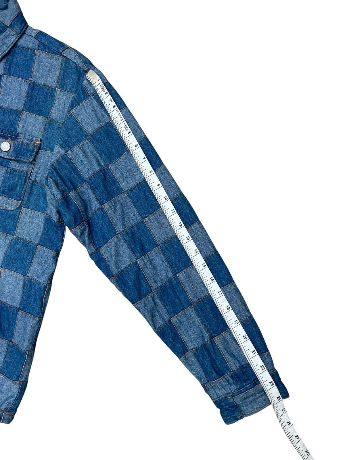 14th Addiction Dope + Drakkar Japan Patchwork Denim Heavy Shirt Size US M / EU 48-50 / 2 - 3 Thumbnail