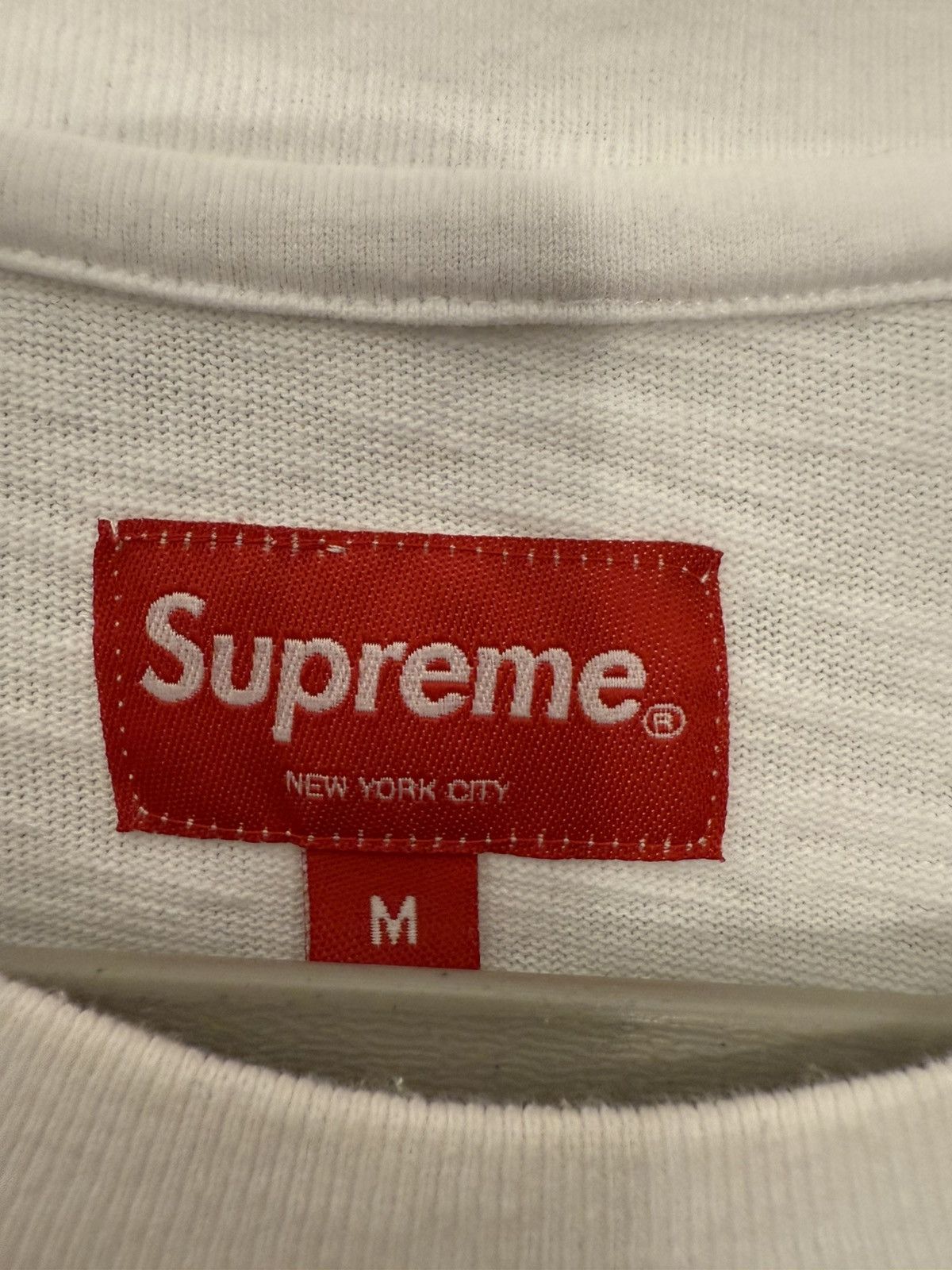 Supreme Supreme Block Arc S/S Tee Shirt White Size M Authentic SS23 Size US M / EU 48-50 / 2 - 3 Thumbnail