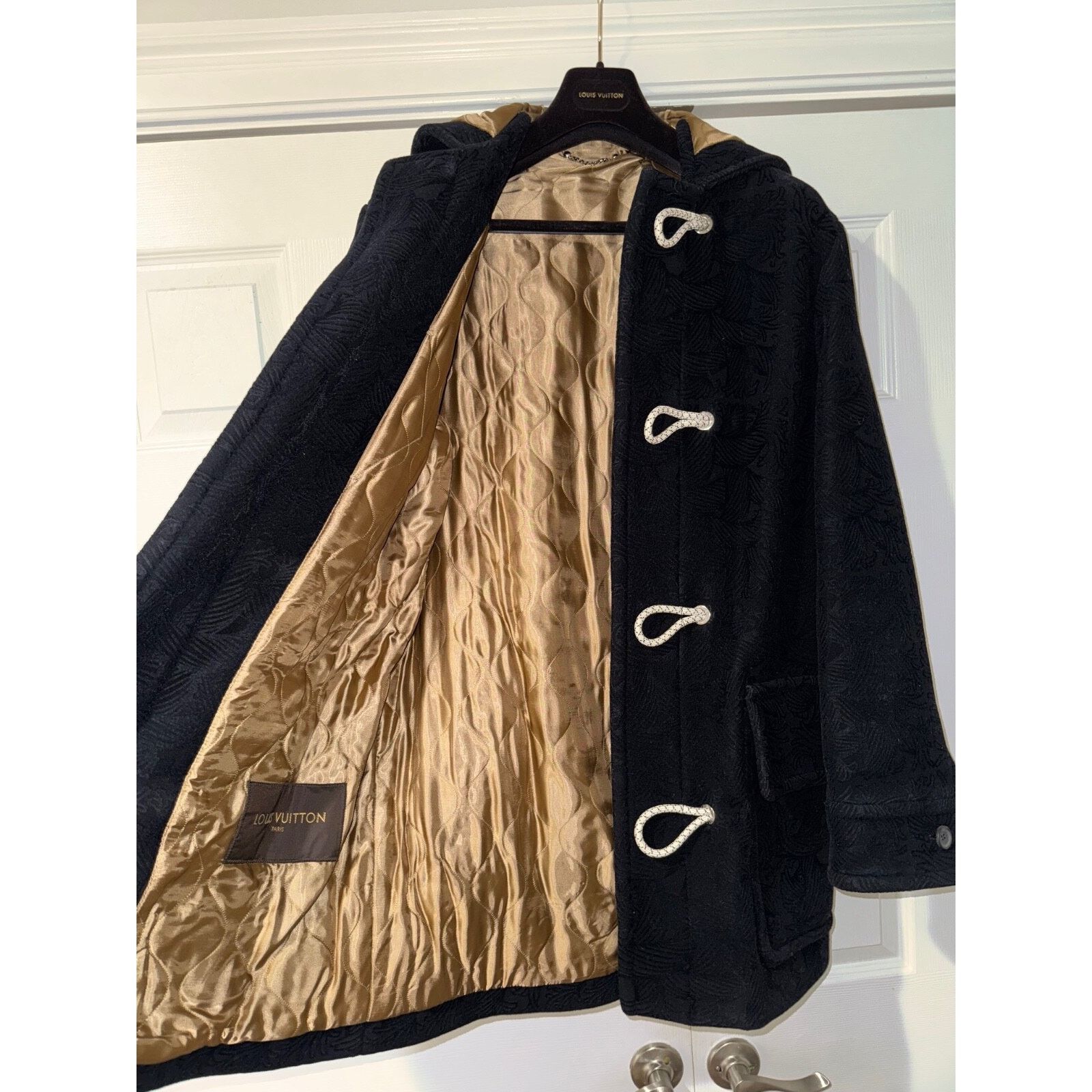 Louis Vuitton Louis Vuitton Kim Jones Nemeth Black Horn Coat Jacket 50 Size US M / EU 48-50 / 2 - 9 Thumbnail