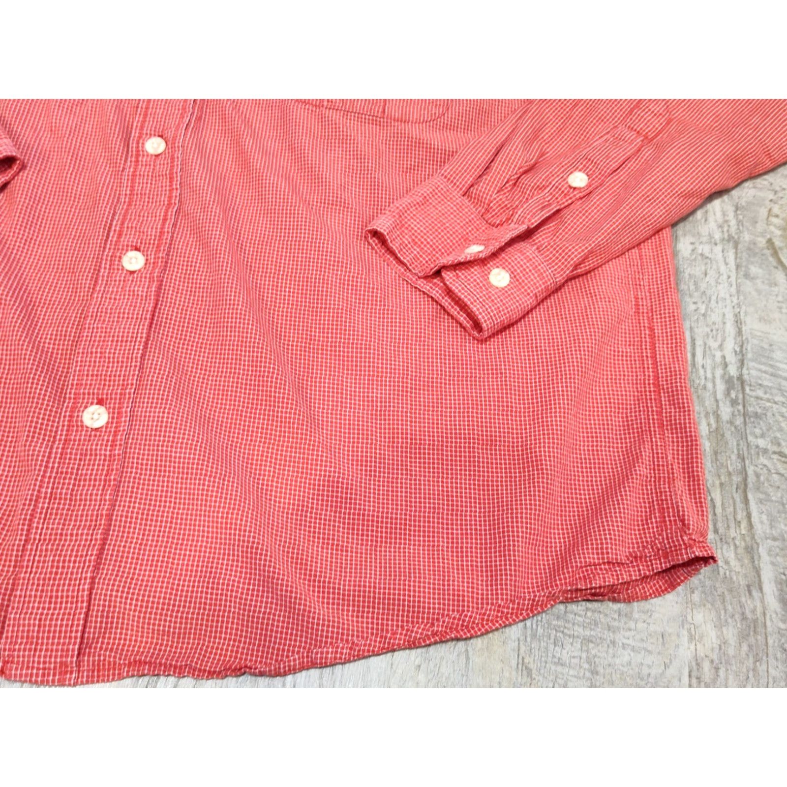 Orvis VINTAGE Orvis Fishing Shirt Mens Large Red Check Long Sleeve Button-Up Casual Outdoors Ventilated Size US L / EU 52-54 / 3 - 6 Thumbnail