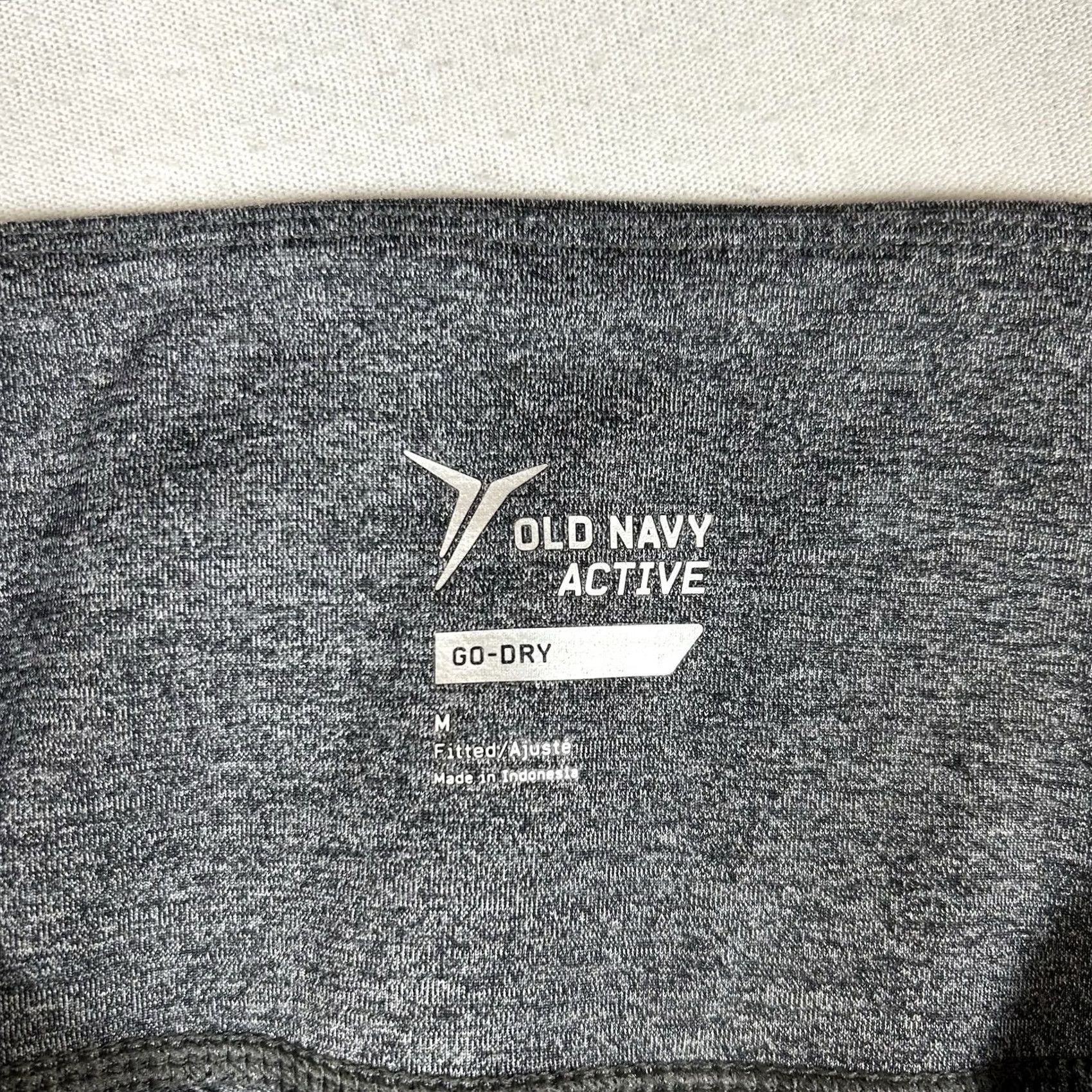 Old Navy Old Navy Active Go-Dry Leggings Women Size M Gray Colorblock Athletic Run Pants Skinny Inseam 29 in Size 32" / US 10 / IT 46 - 5 Thumbnail