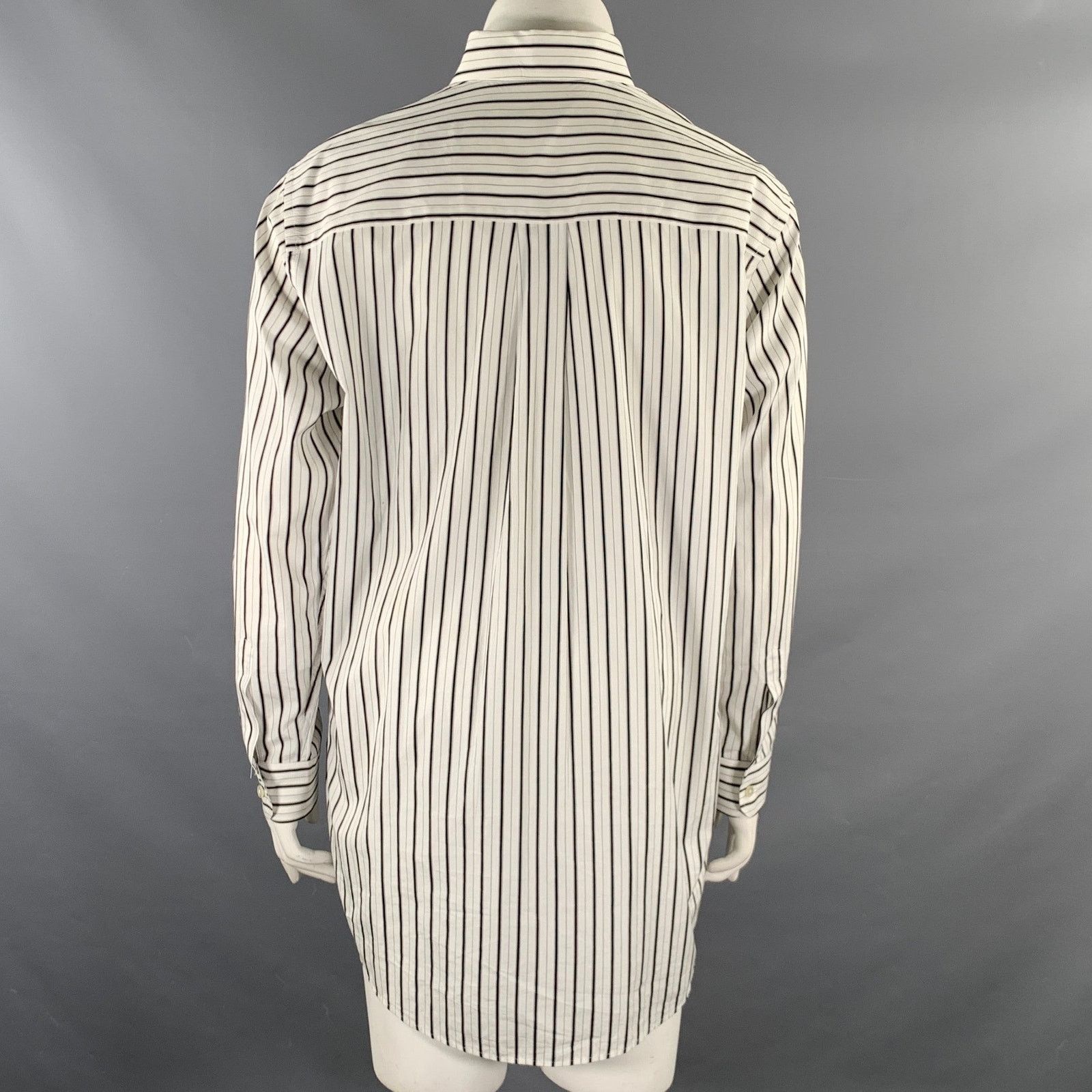 Etro XS White Multi Color Cotton Silk Print Button Down Shirt Size US XS / EU 42 / 0 - 4 Thumbnail