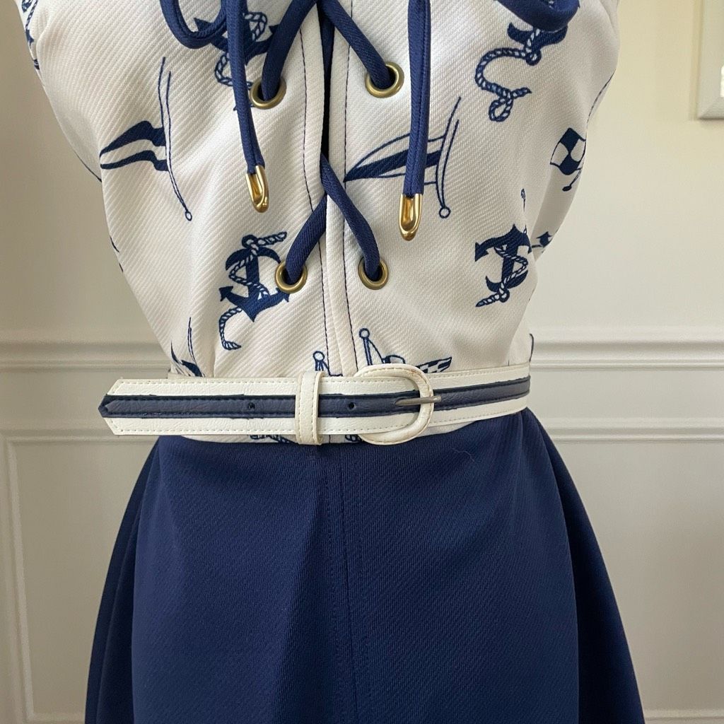 Vintage Vintage 70s Jerell of Texas Nautical A-line Dress XS Size XS / US 0-2 / IT 36-38 - 3 Thumbnail