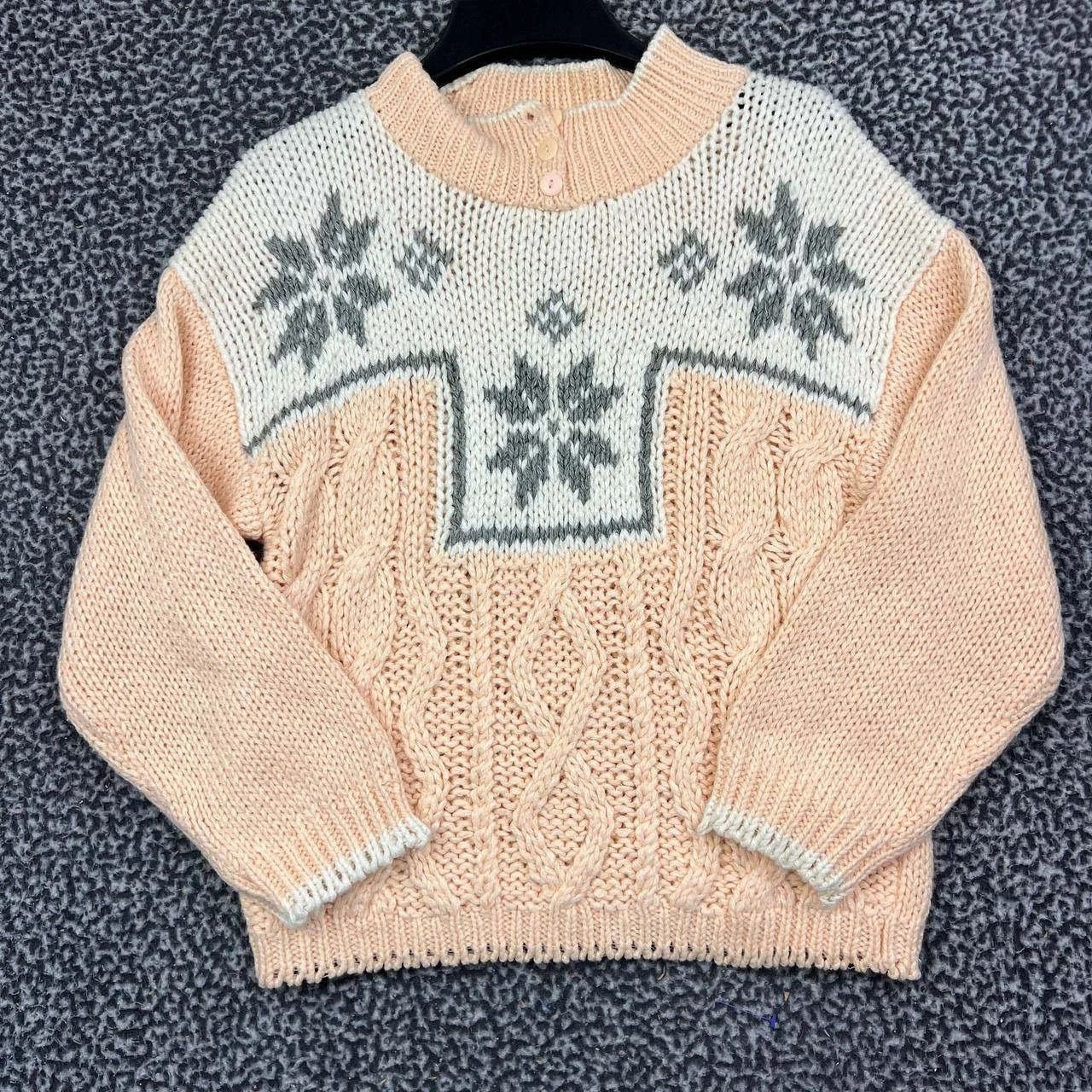 Other Vintage Jamie Scott Sweater S Hand Knitted Cable Knit Size S / US 4 / IT 40 - 1 Thumbnail