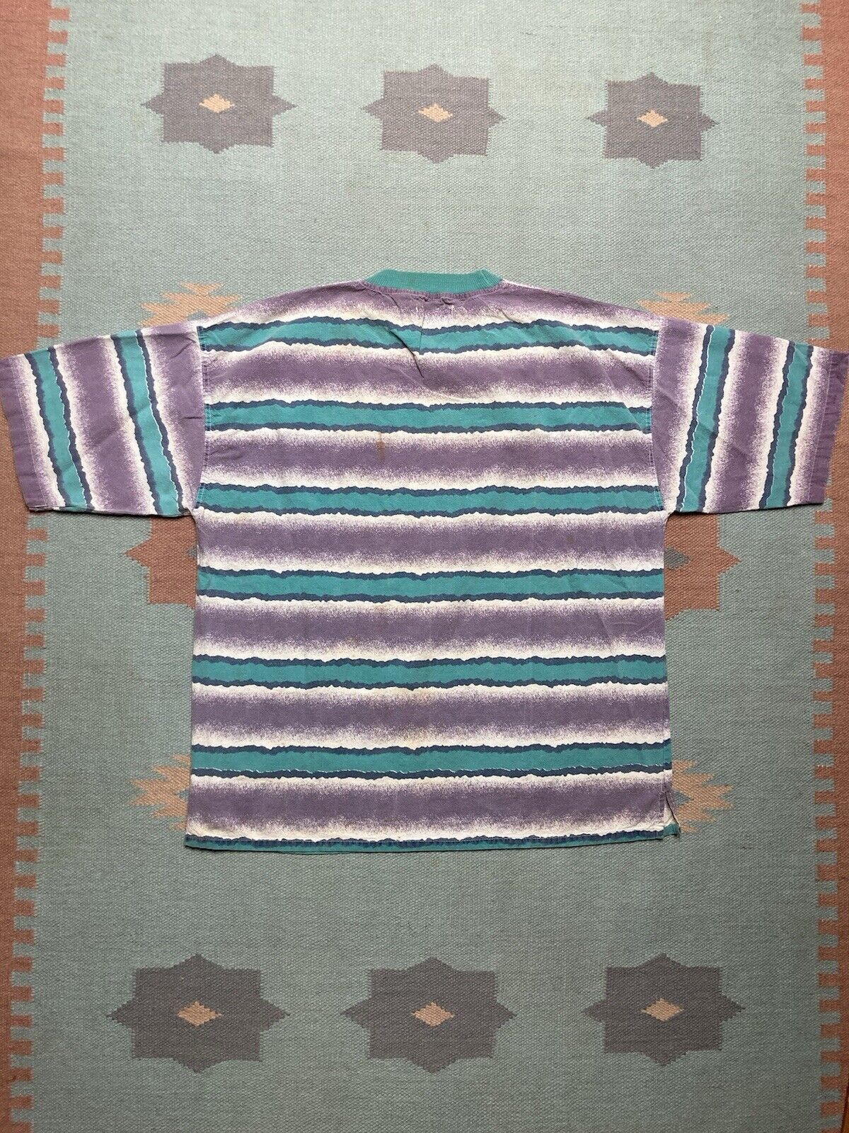 Vintage VTG 80s 90s striped t shirt surf beach oversized medium Size US M / EU 48-50 / 2 - 7 Thumbnail