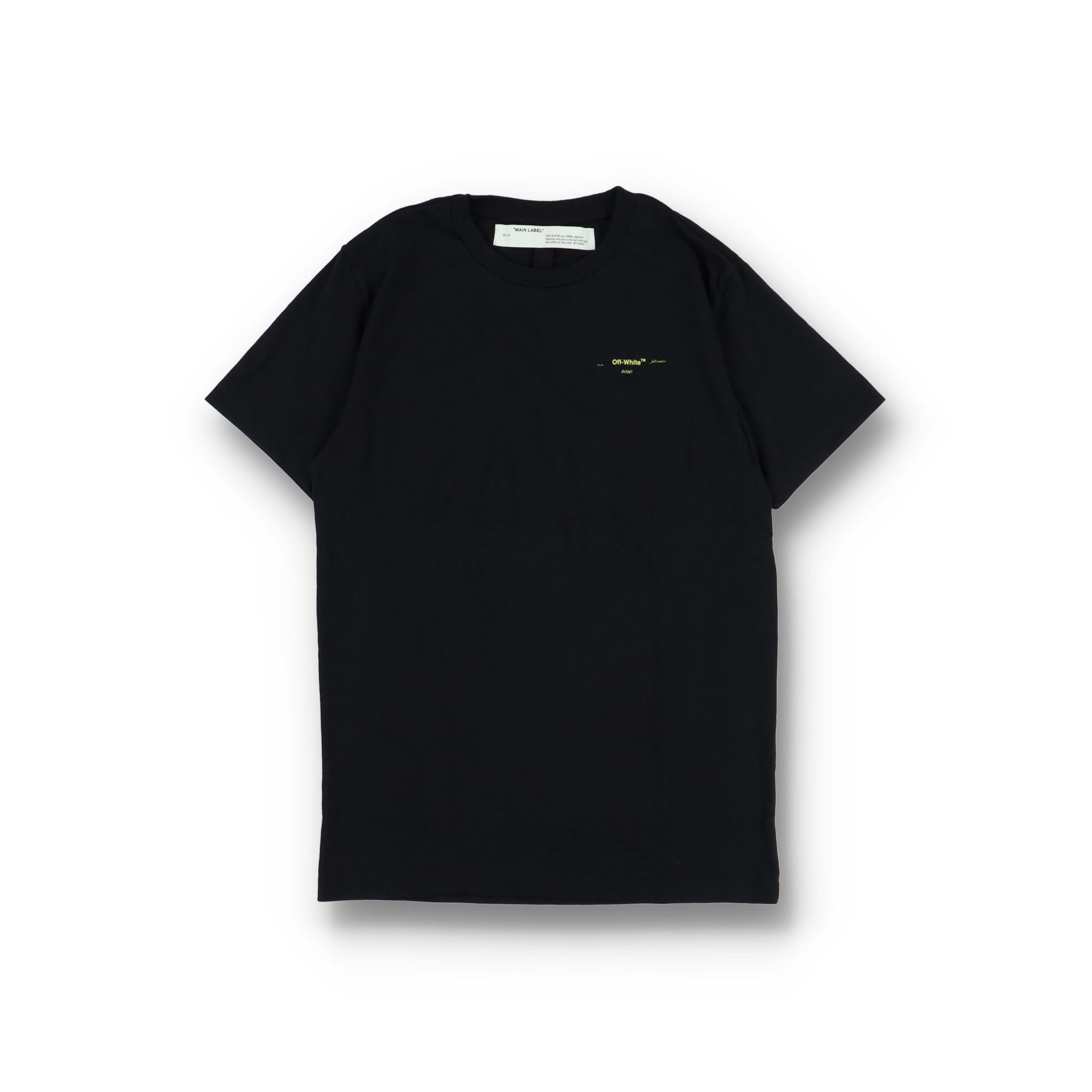 Off-White Black and Yellow Acrylic Arrows Logo T-Shirt Size M / US 6-8 / IT 42-44 - 6 Thumbnail