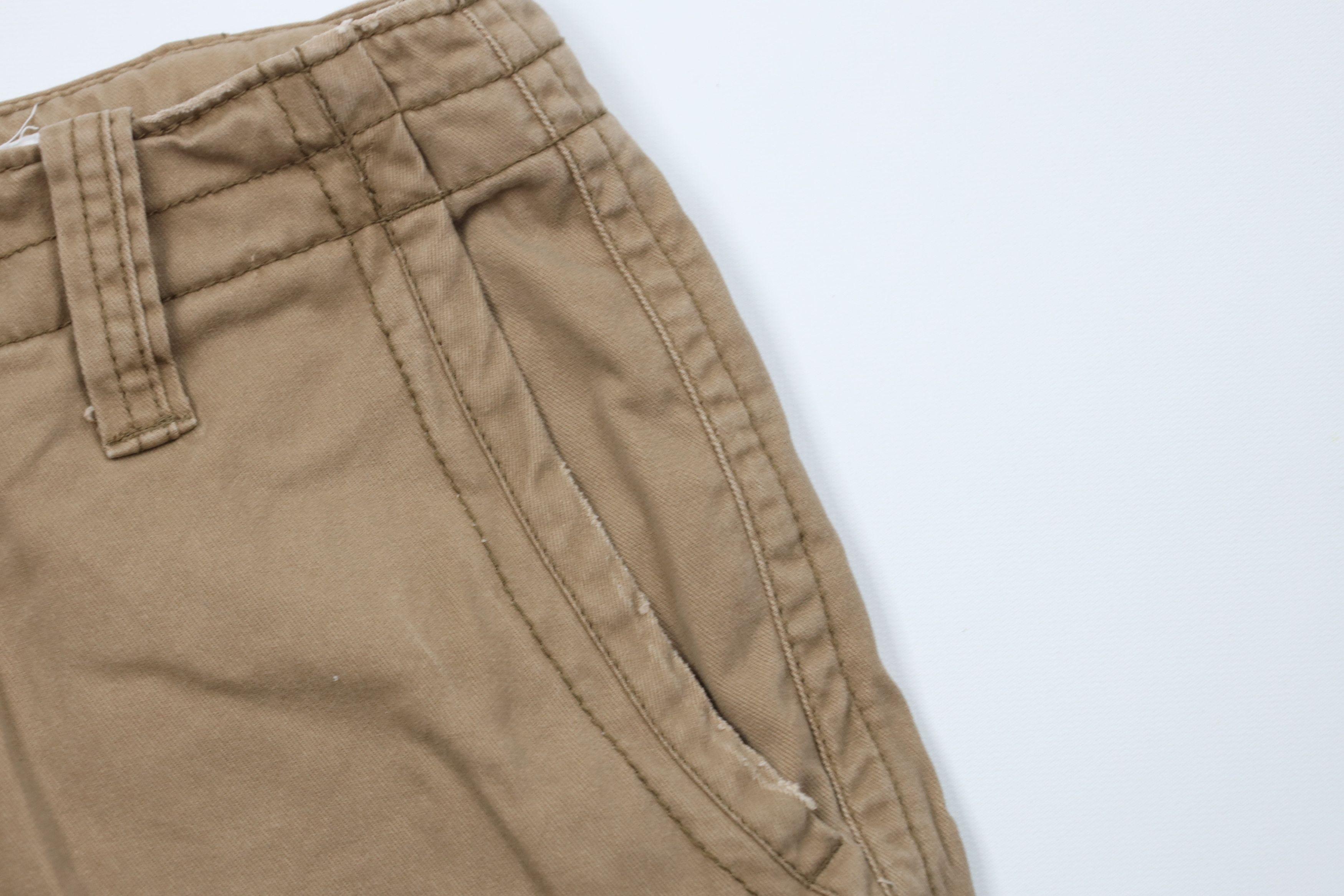 Aeropostale Vintage Y2K Aeropostale Front Heavyweight Chino Shorts Beige Size US 32 / EU 48 - 7 Thumbnail