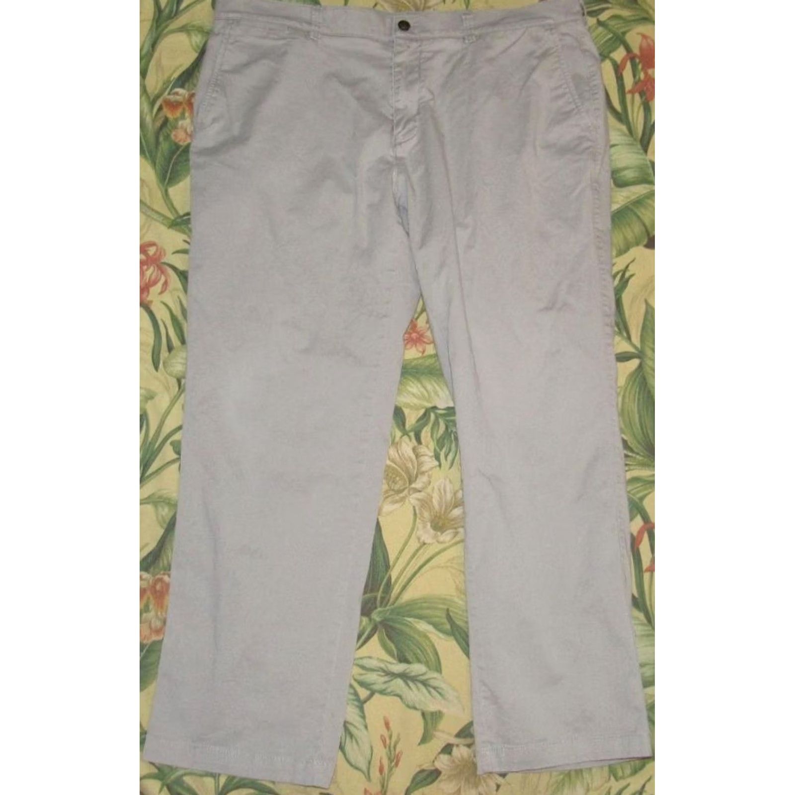 Vintage DUCK HEAD Chino Pants 38 x 28 Gray Mens Regular 97% Cotton 3% Spandex Size US 38 / EU 54 - 3 Thumbnail