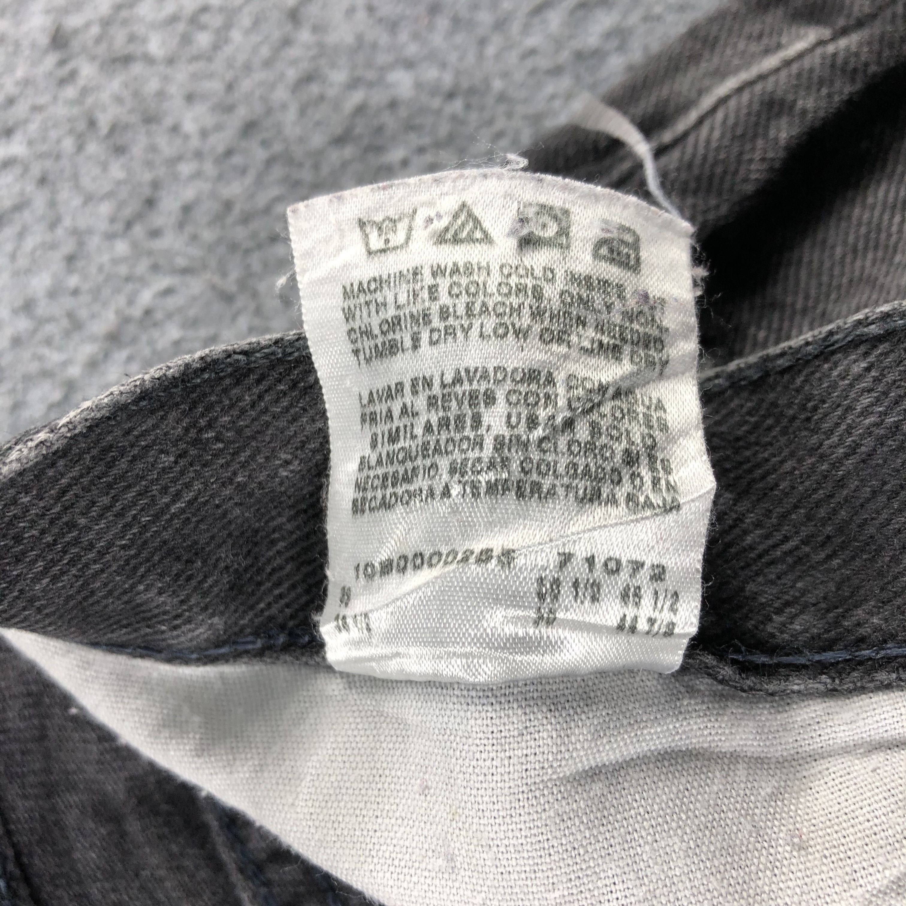 Lee × Vintage Vintage Faded Black Lee Jeans-J2583 Size US 37 - 11 Thumbnail