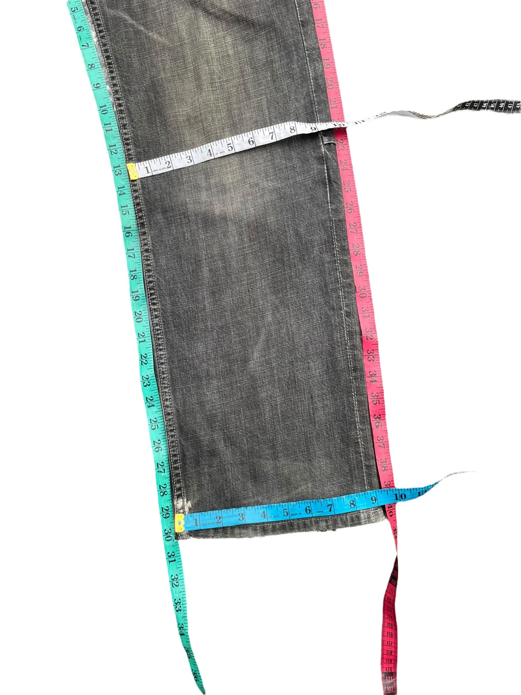 Japanese Brand A.A.R Faded Distresed Denim Size US 35 - 12 Thumbnail