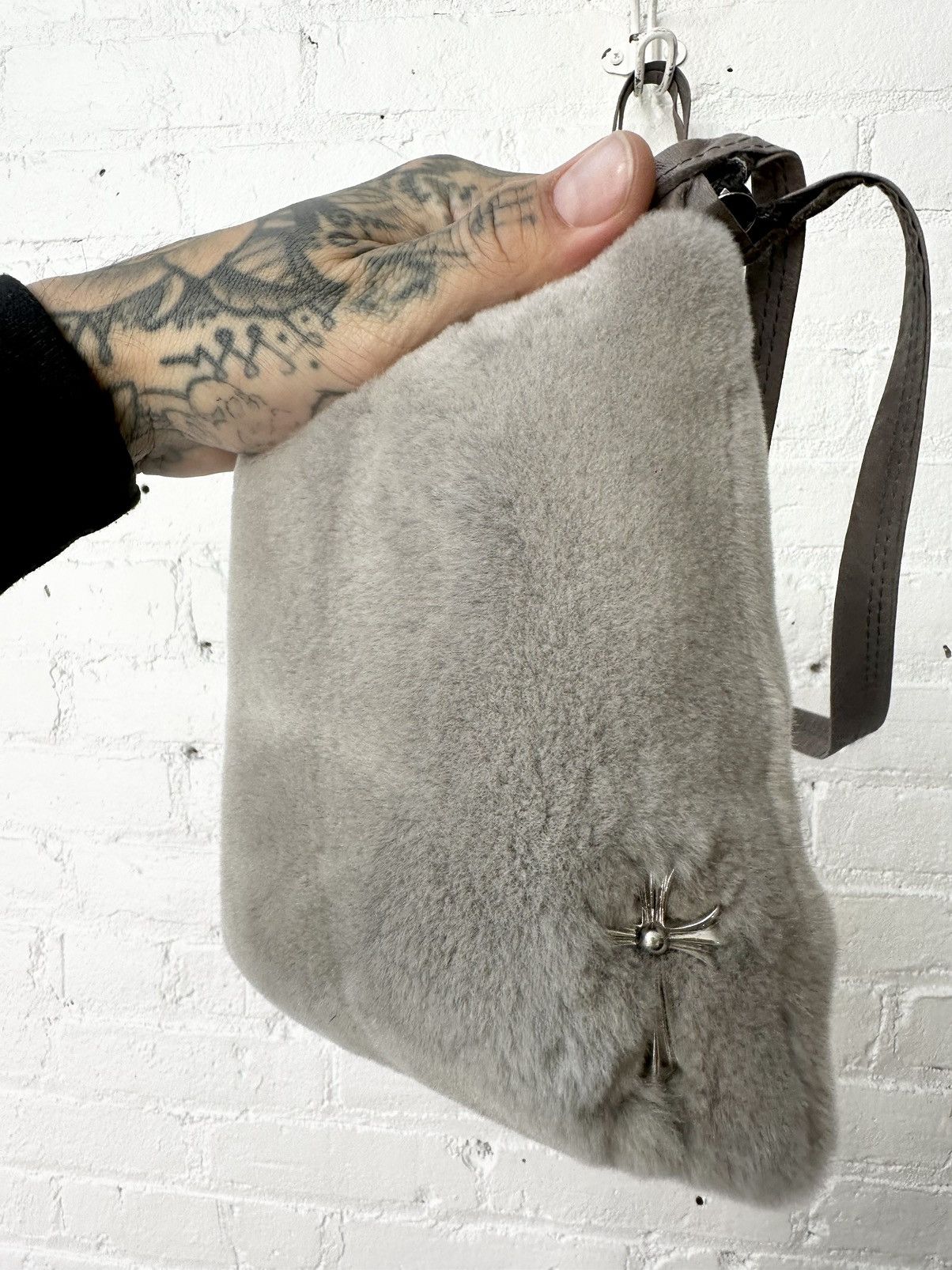 Chrome Hearts × Rick Owens 1/1 CHROME HEARTS x RICK OWENS * MINK * FUR BAG !! Size ONE SIZE - 2 Thumbnail